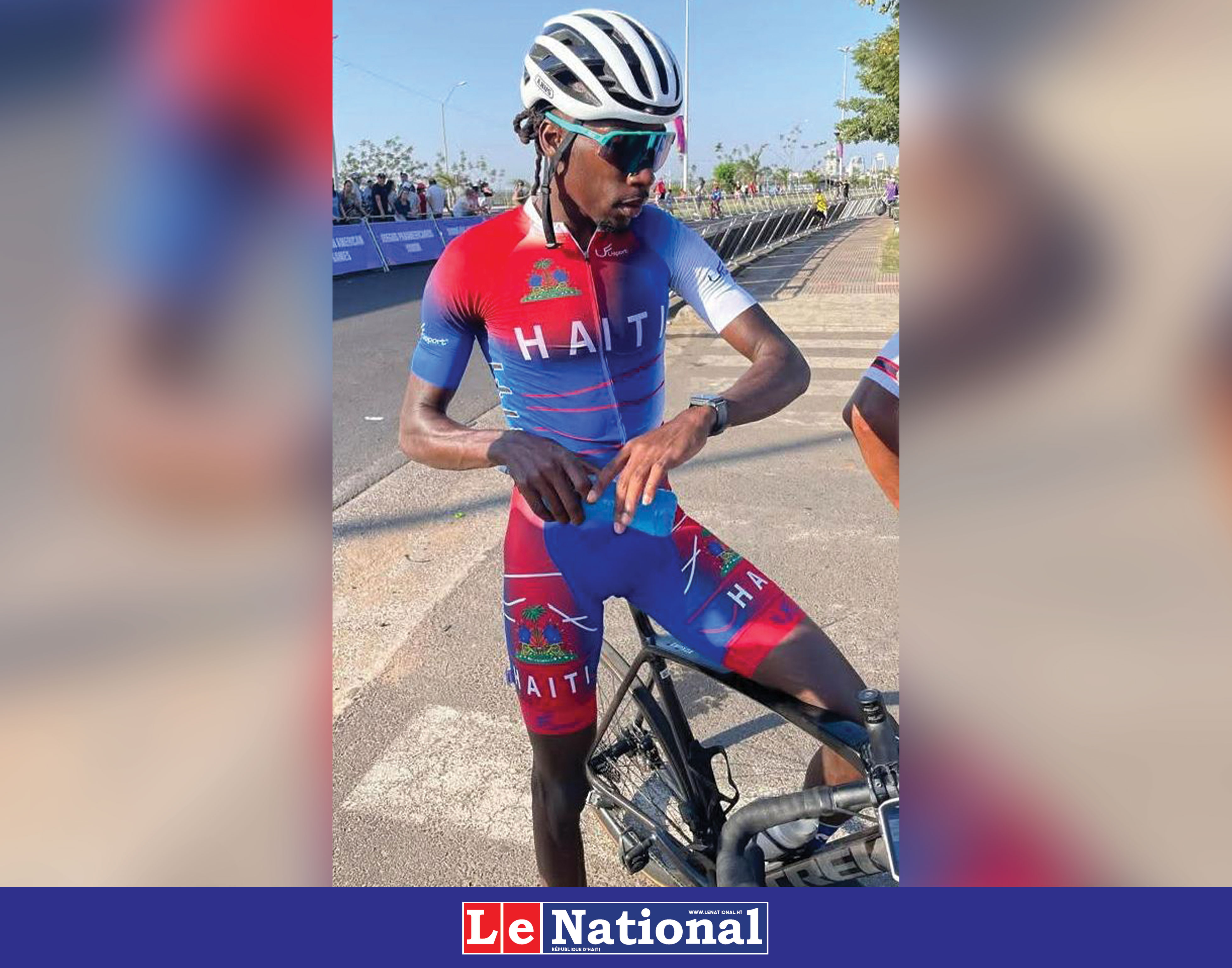 Belle performance du cycliste haïtien Wilson Sanon !