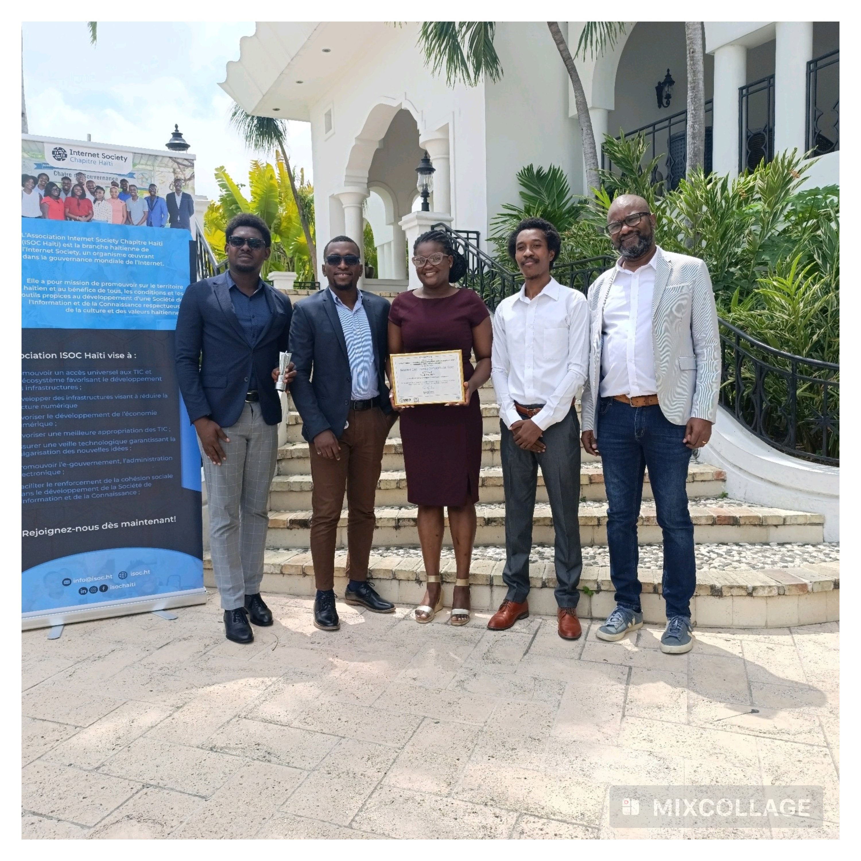 L’ISOC Haïti récompensé à Genève pour son projet de réseau communautaire