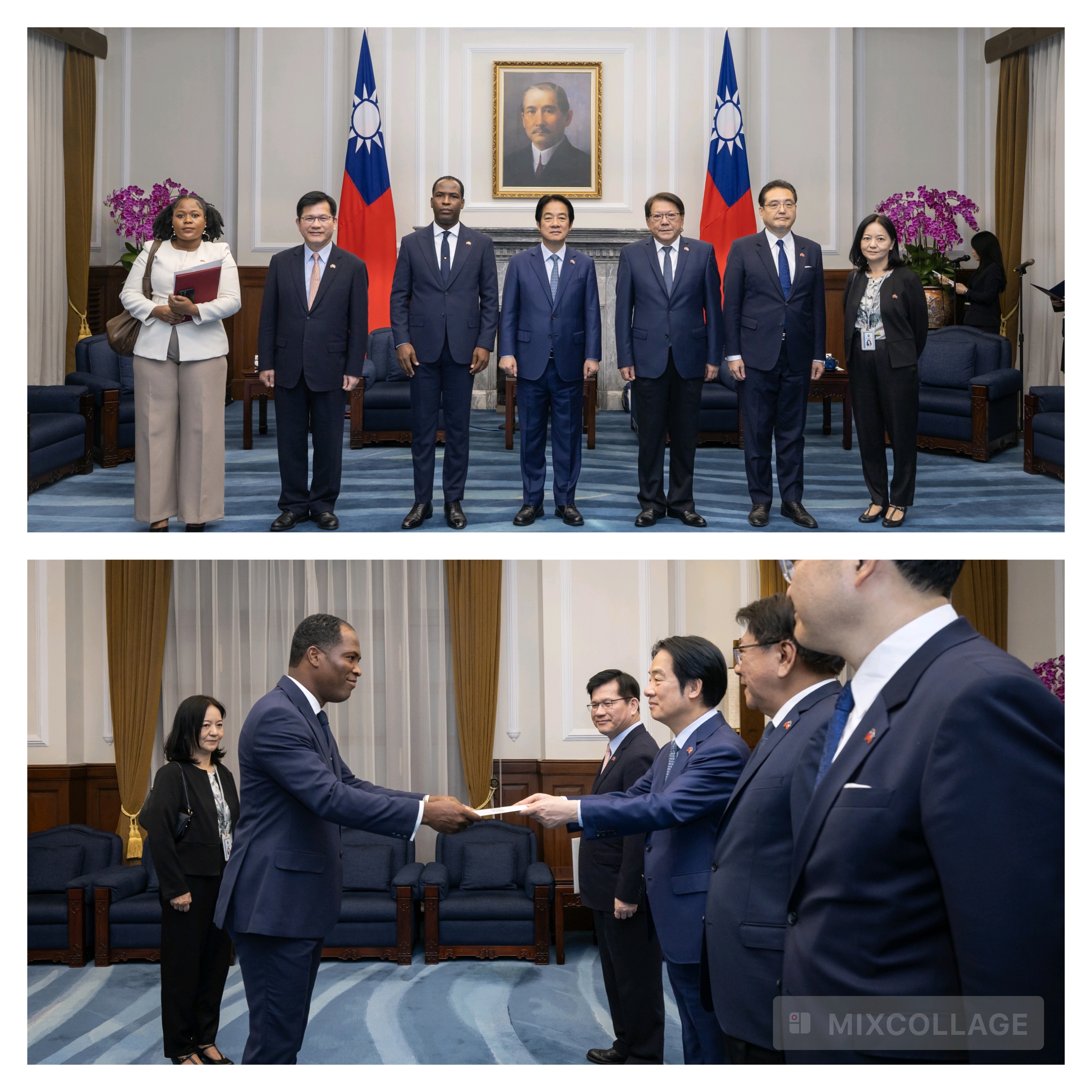 L’Ambassadeur Roudy Stanley Penn officiellement réaccrédité à Taïwan