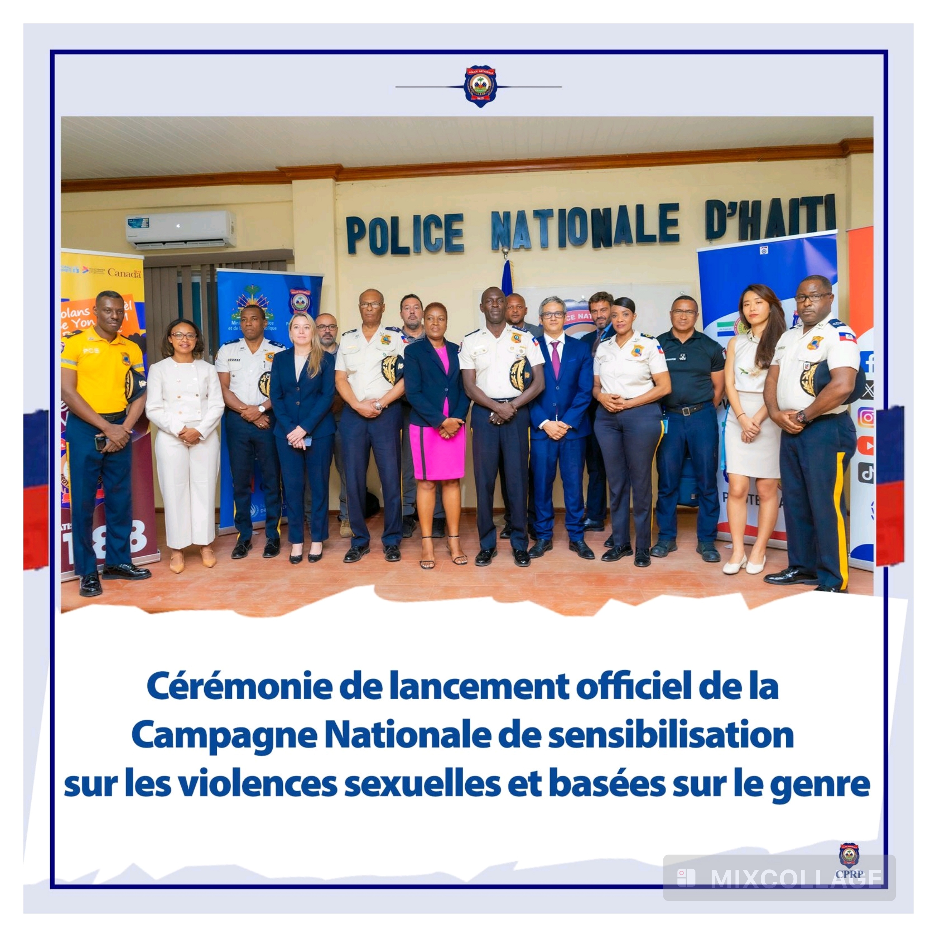 La PNH lance une campagne nationale contre les violences sexuelles basées sur le genre