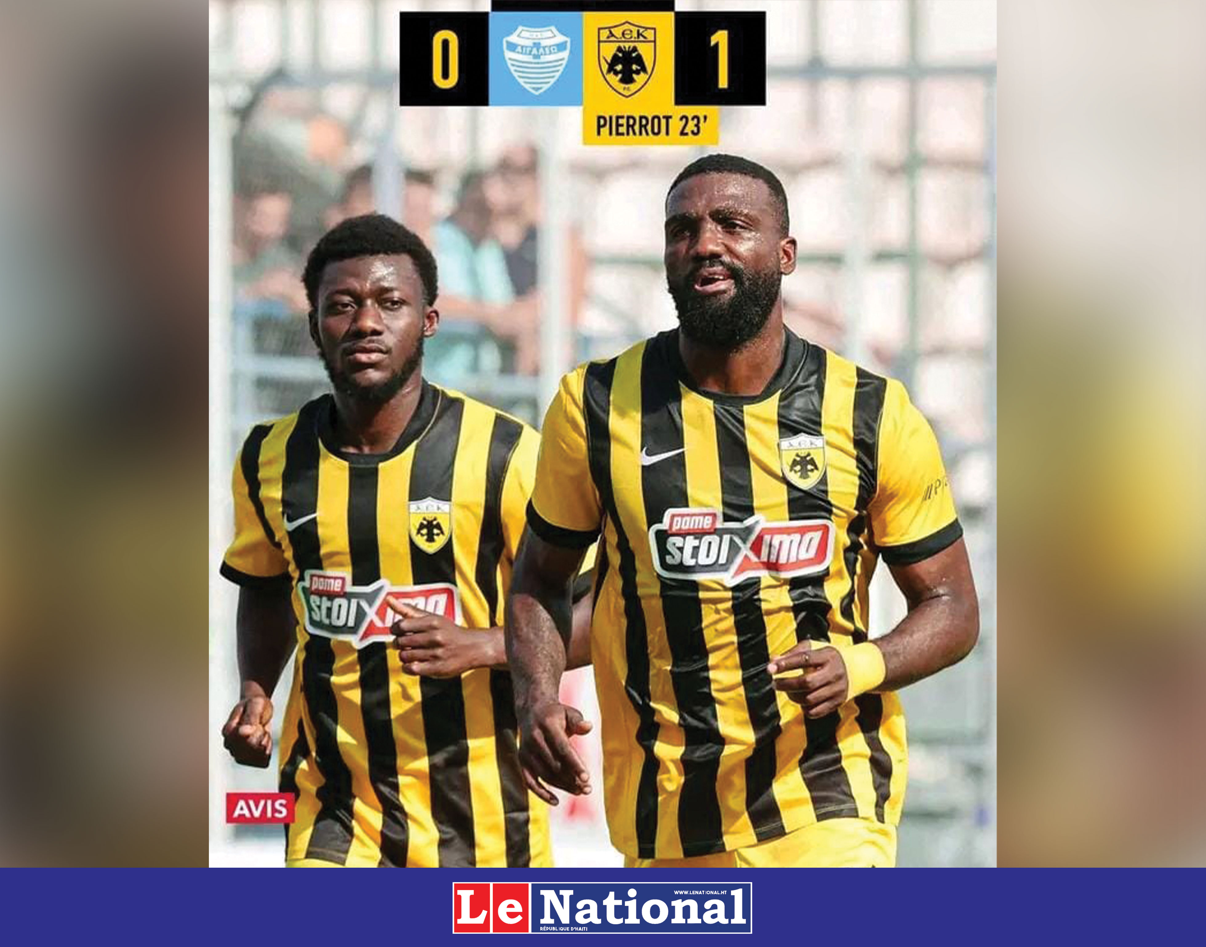 Frantzdy Pierrot offre la victoire à l’AEK Athènes !