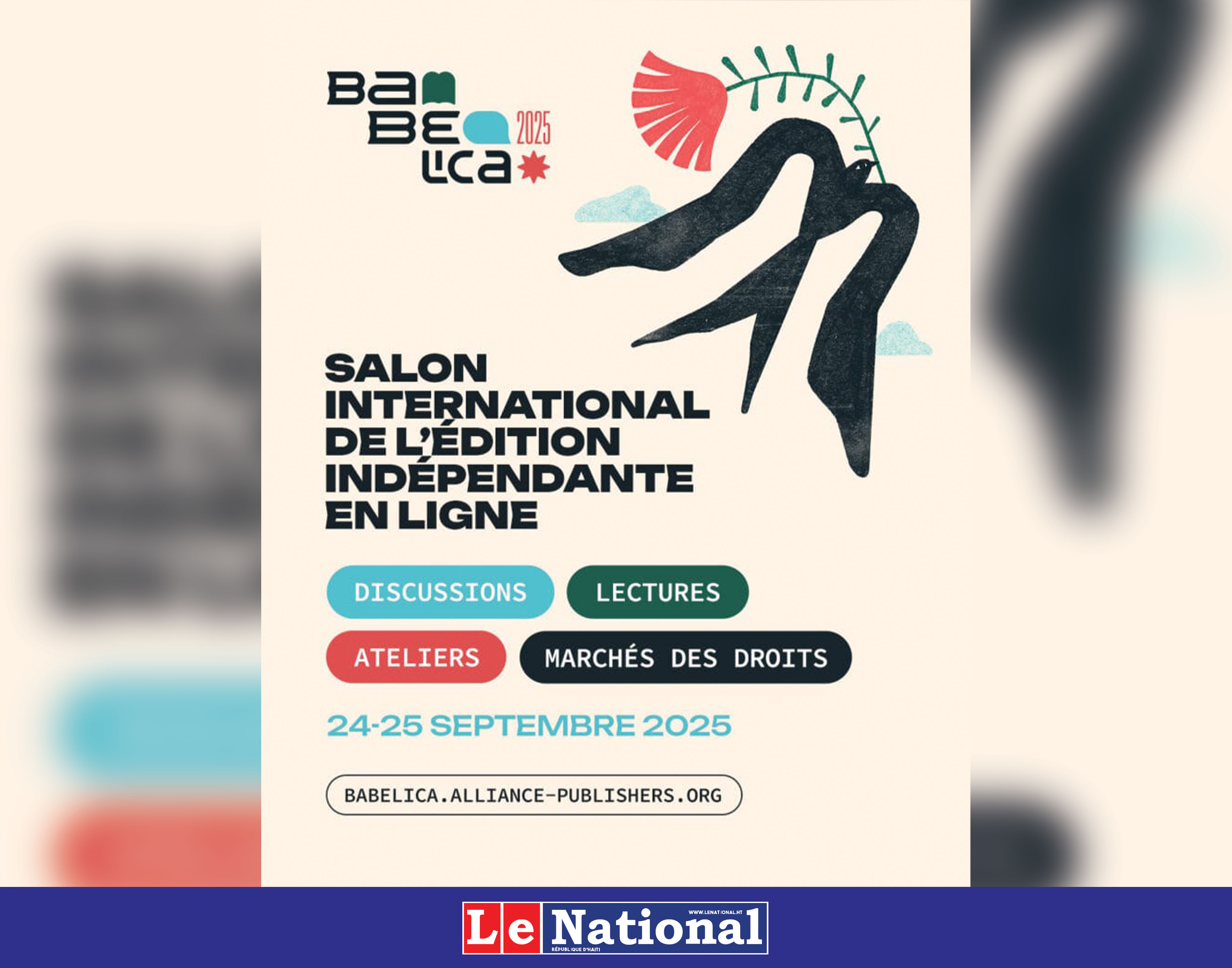 La littérature haïtienne s’invite à BABELICA avec LEGS ÉDITION