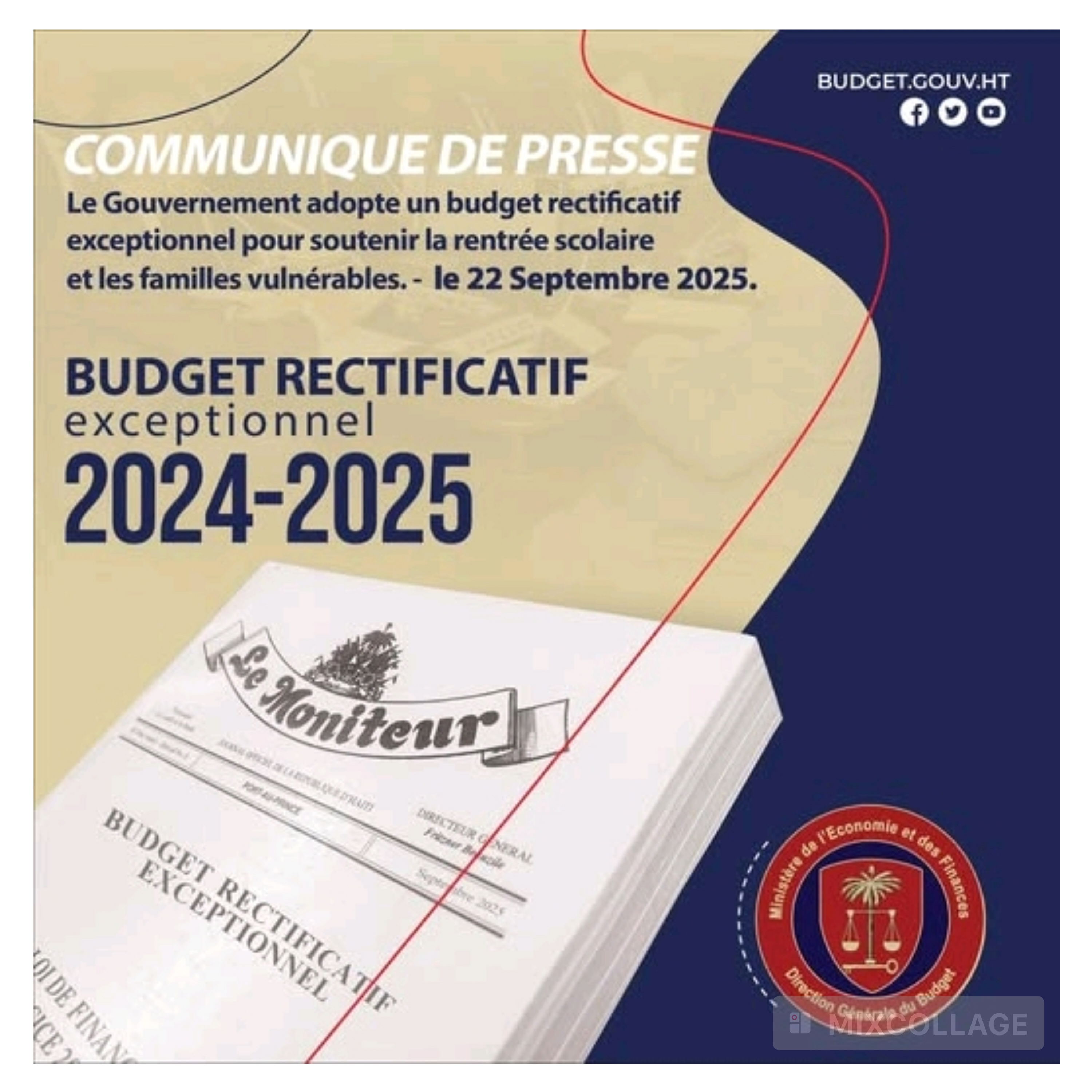 Budget rectificatif: Le gouvernement réoriente ses priorités