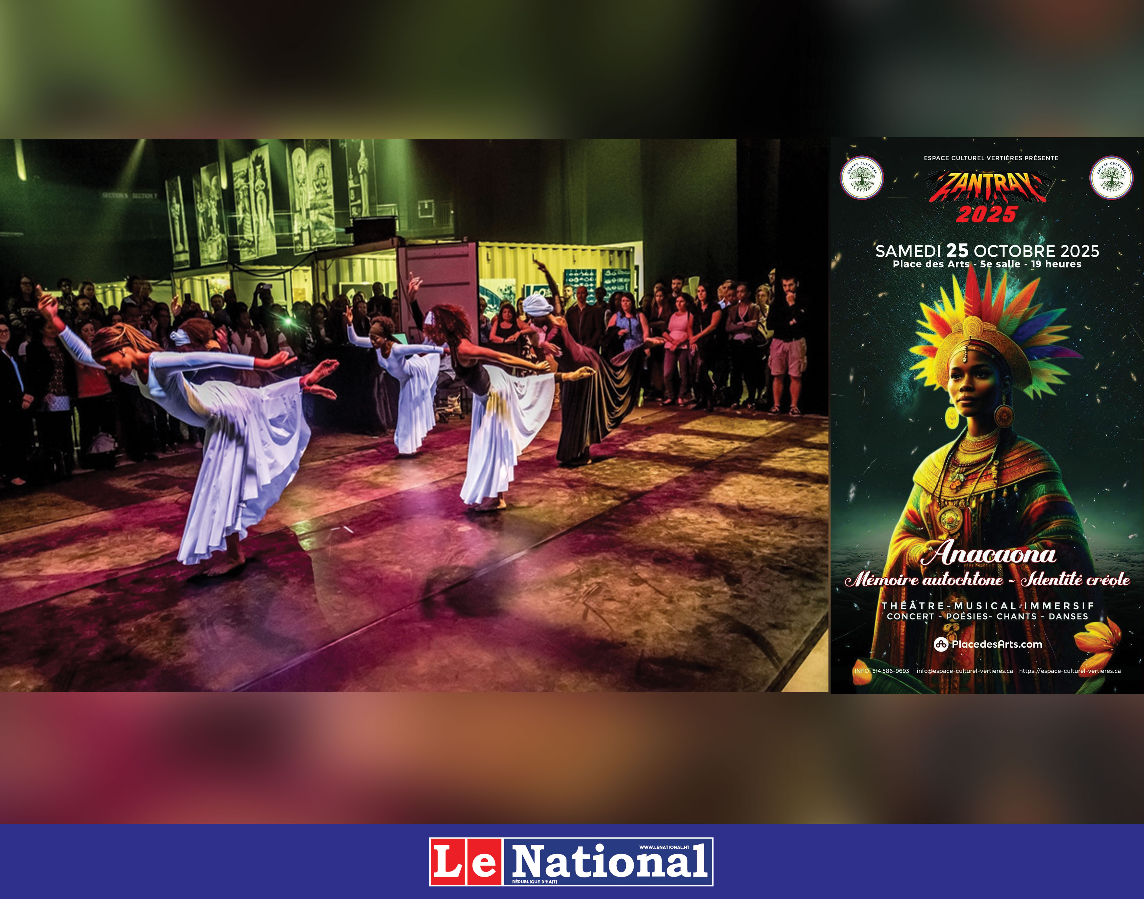 Zantray 2025, un spectacle théâtral musical au carrefour fertile  des cultures créoles et autochtones
