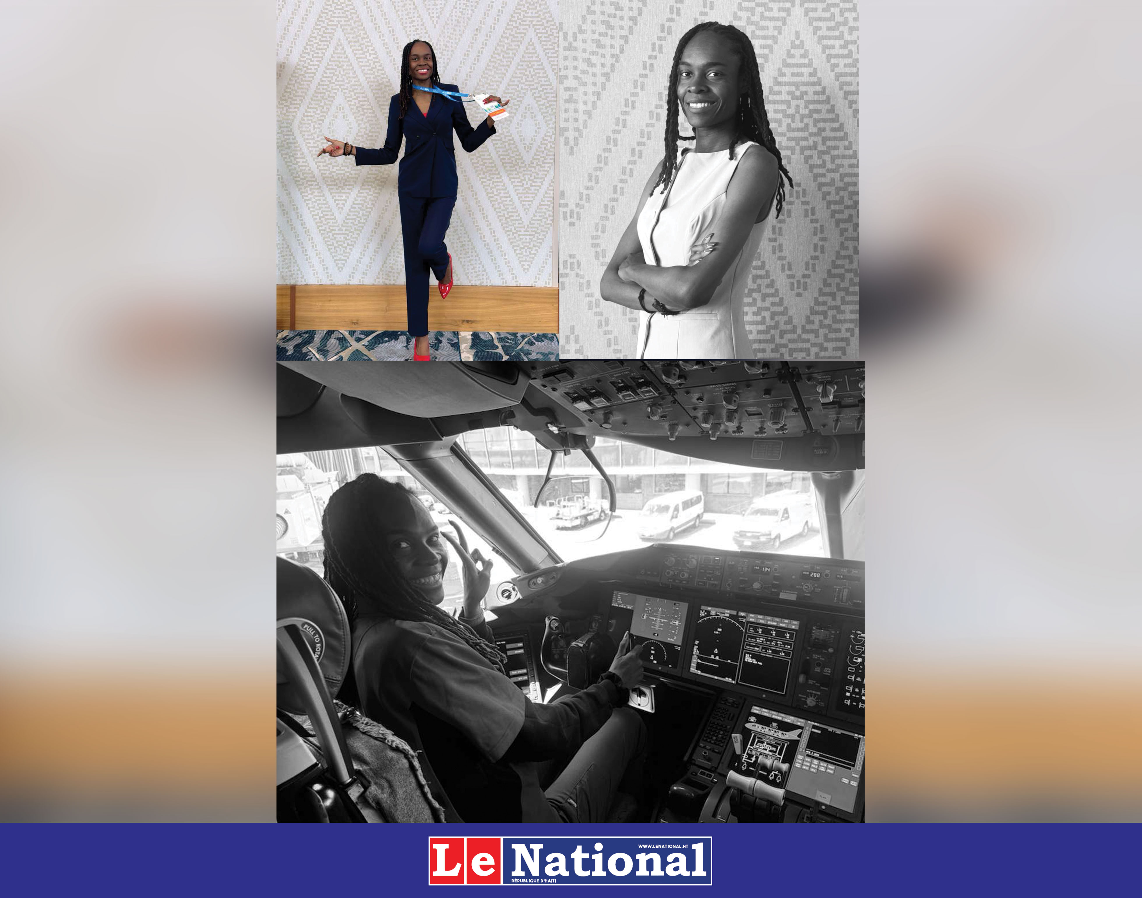 Les femmes et l'aviation : Marcna Pierre porte ses rêves entre deux ailes ? 