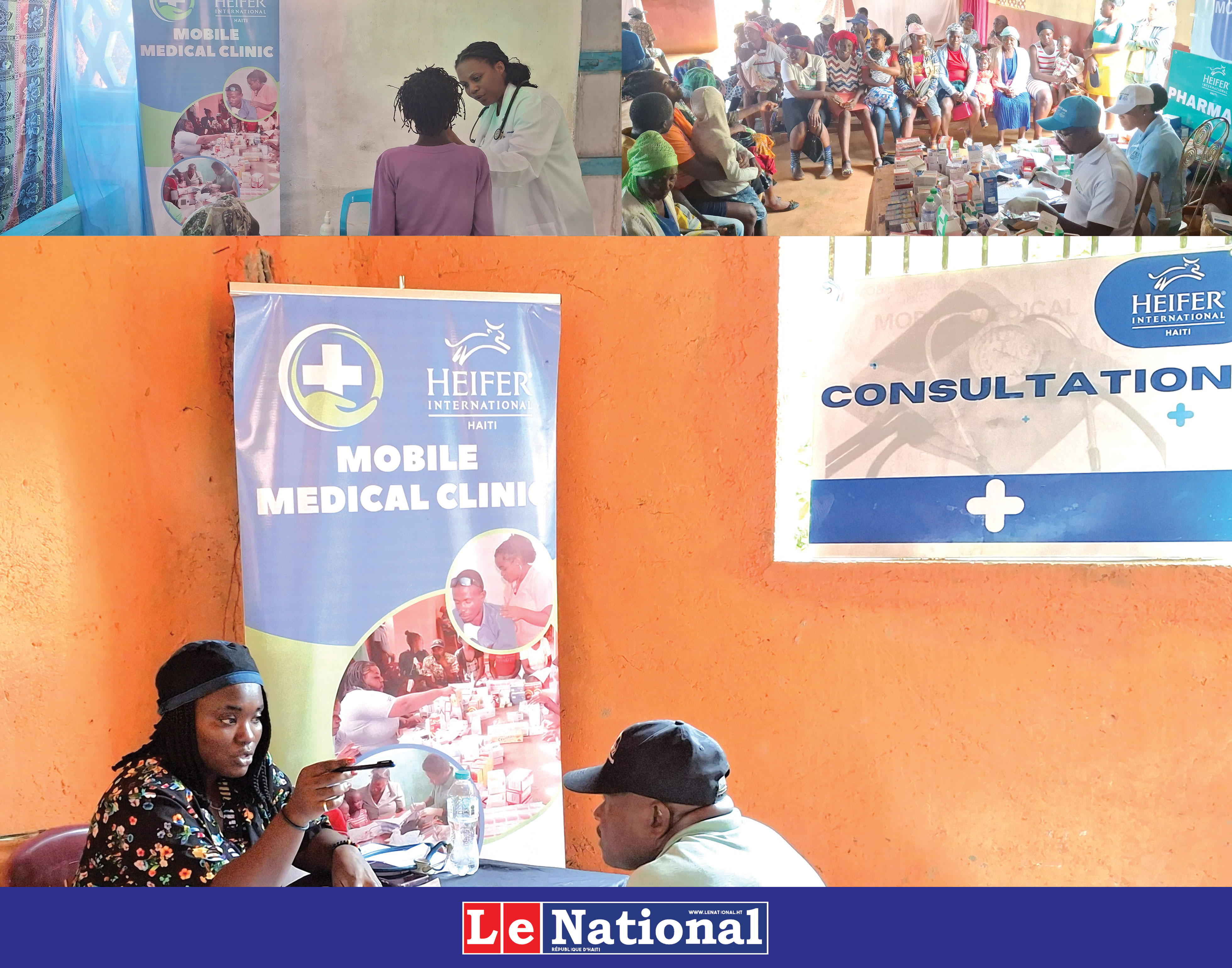 Santé : Heifer Haïti soigne près de 2 500 personnes avec ses cliniques mobiles