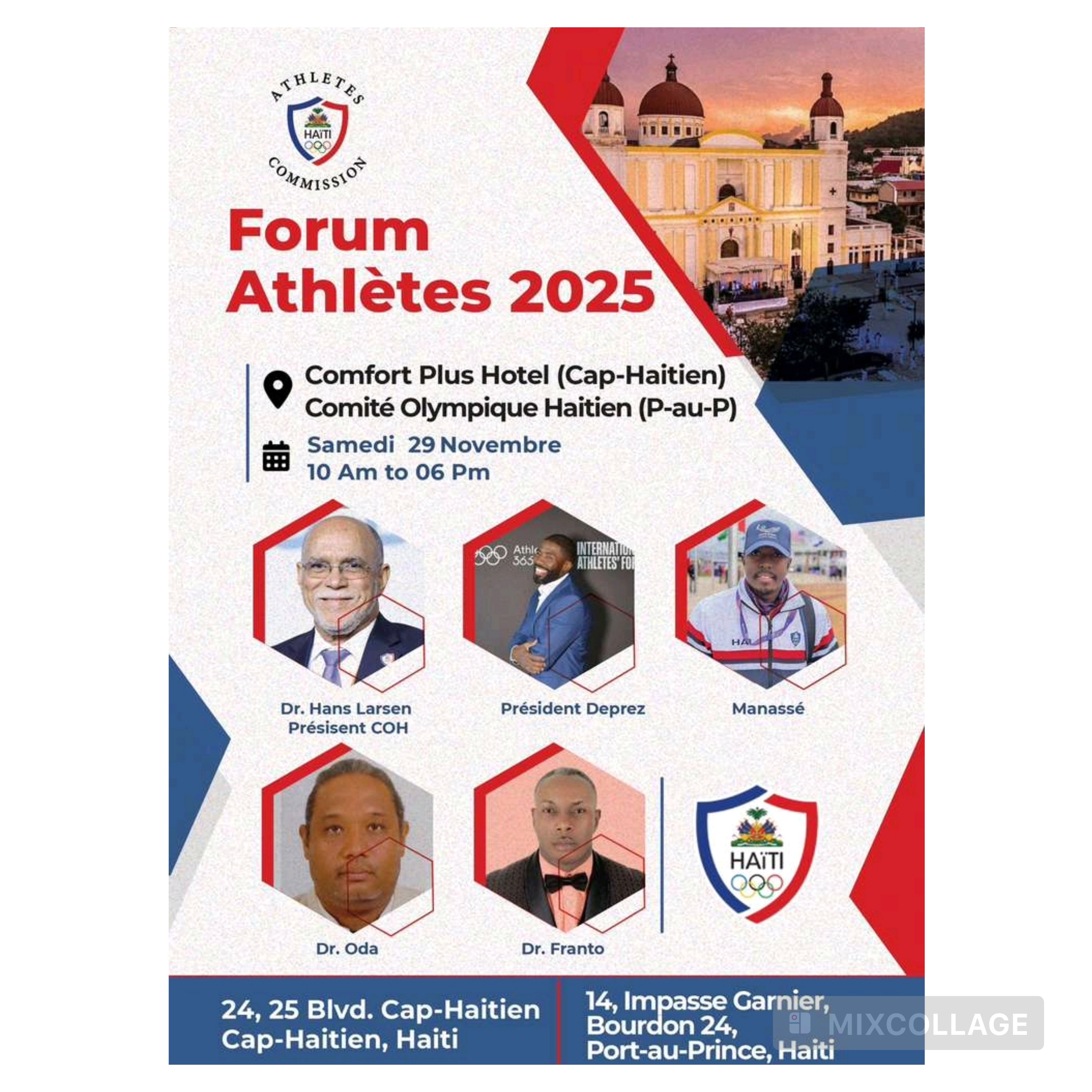 3e Forum des athlètes : plus d’une douzaine de fédérations réunies au Cap-Haïtien !