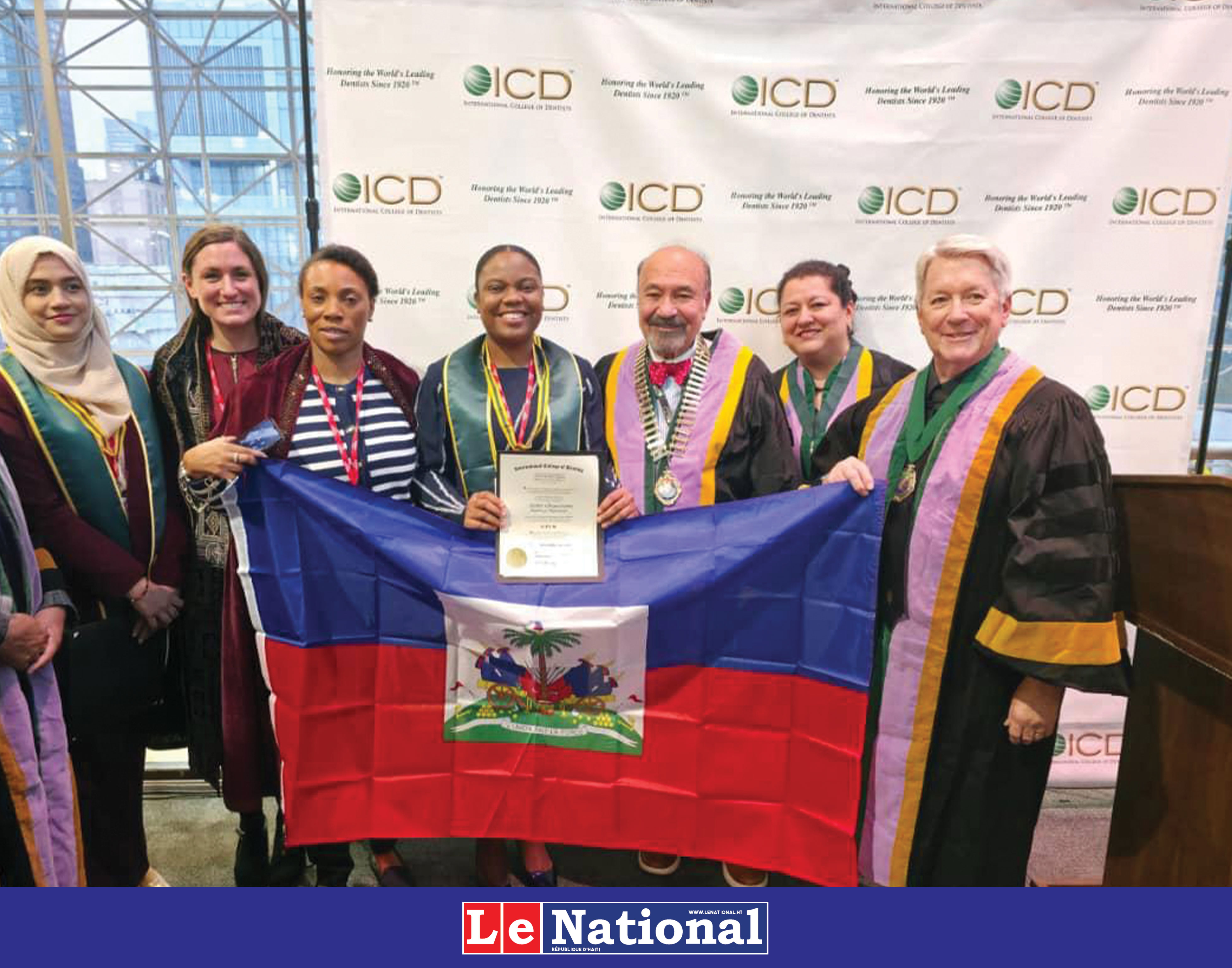 Le Dr Esther Chrysostome, collaboratrice de l’équipe médicale de la FOLONHA, intègre officiellement le prestigieux Collège International des Dentistes (ICD)