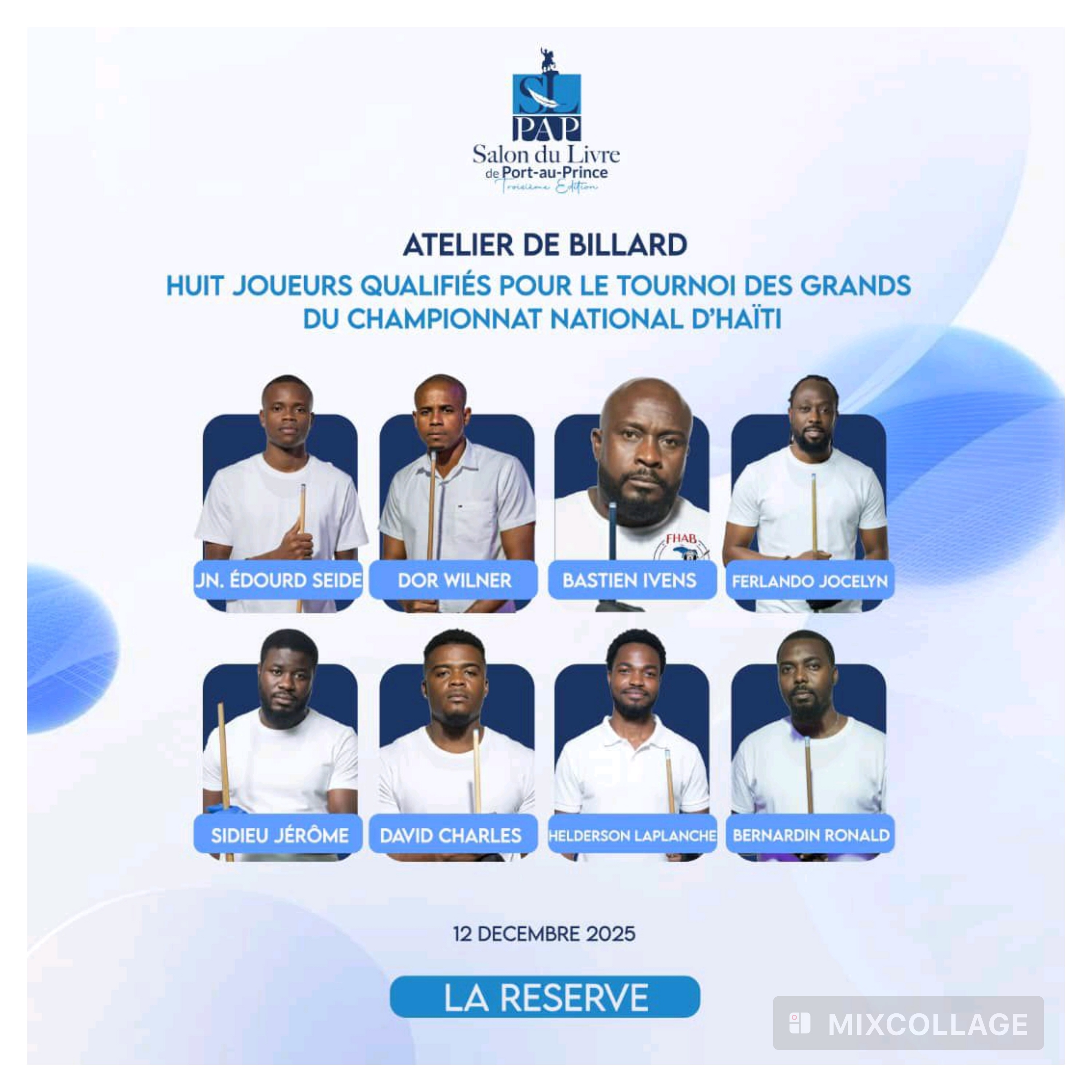 Les huit qualifiés pour le «Tournoi des Grands» désormais connus !