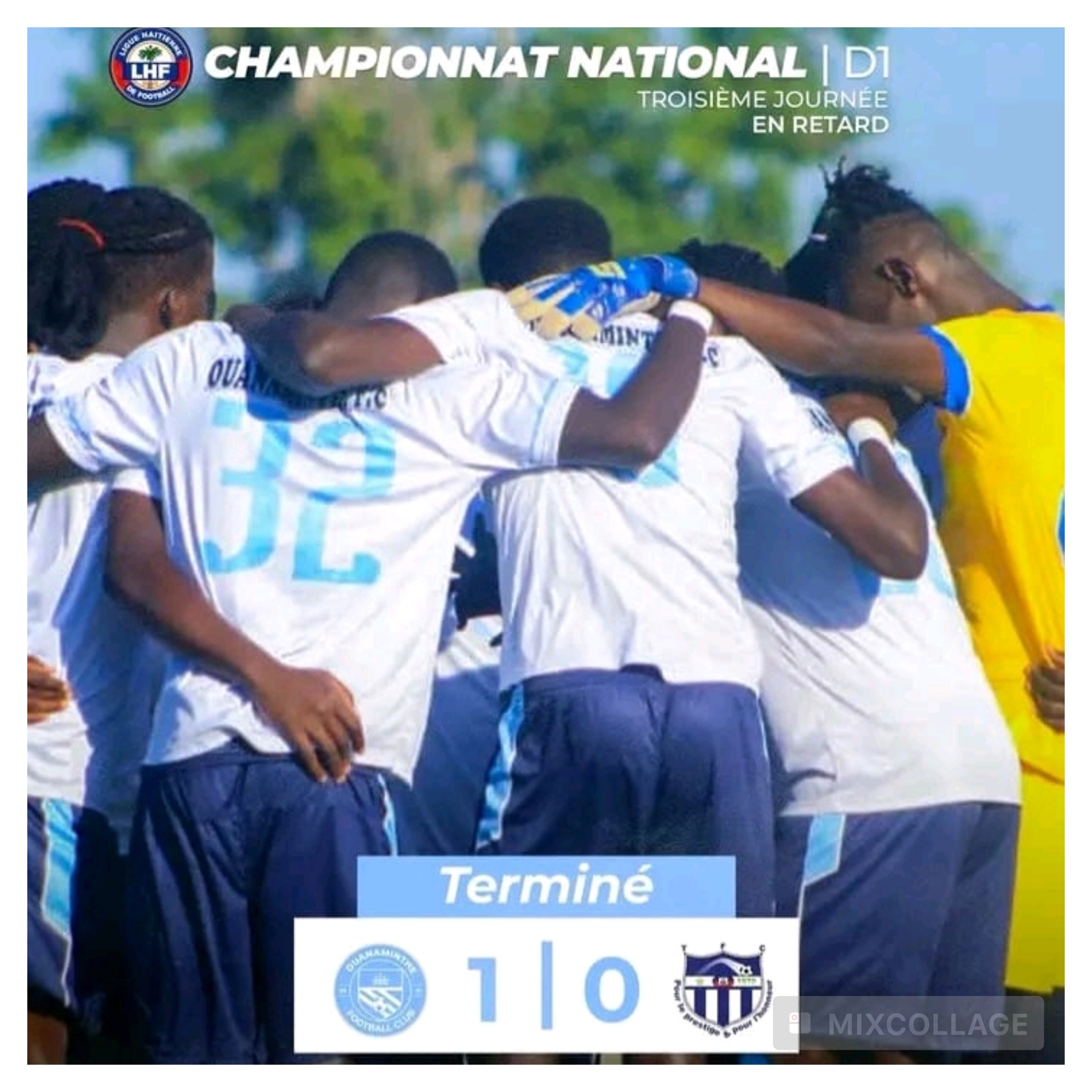 Ouanaminthe FC domine Tempête FC et prend la deuxième place du Groupe Nord