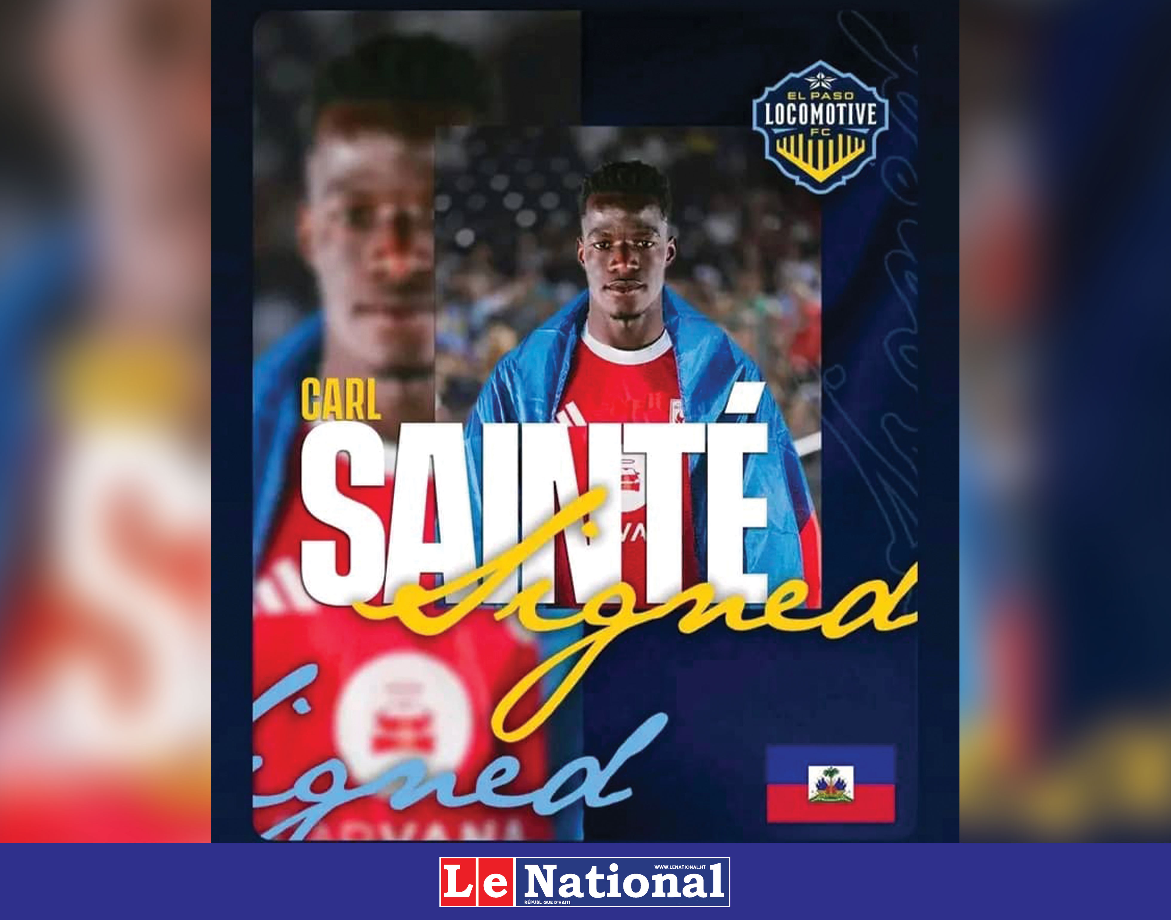 Carl Fred Sainté rejoint El Paso Locomotive pour la saison 2026