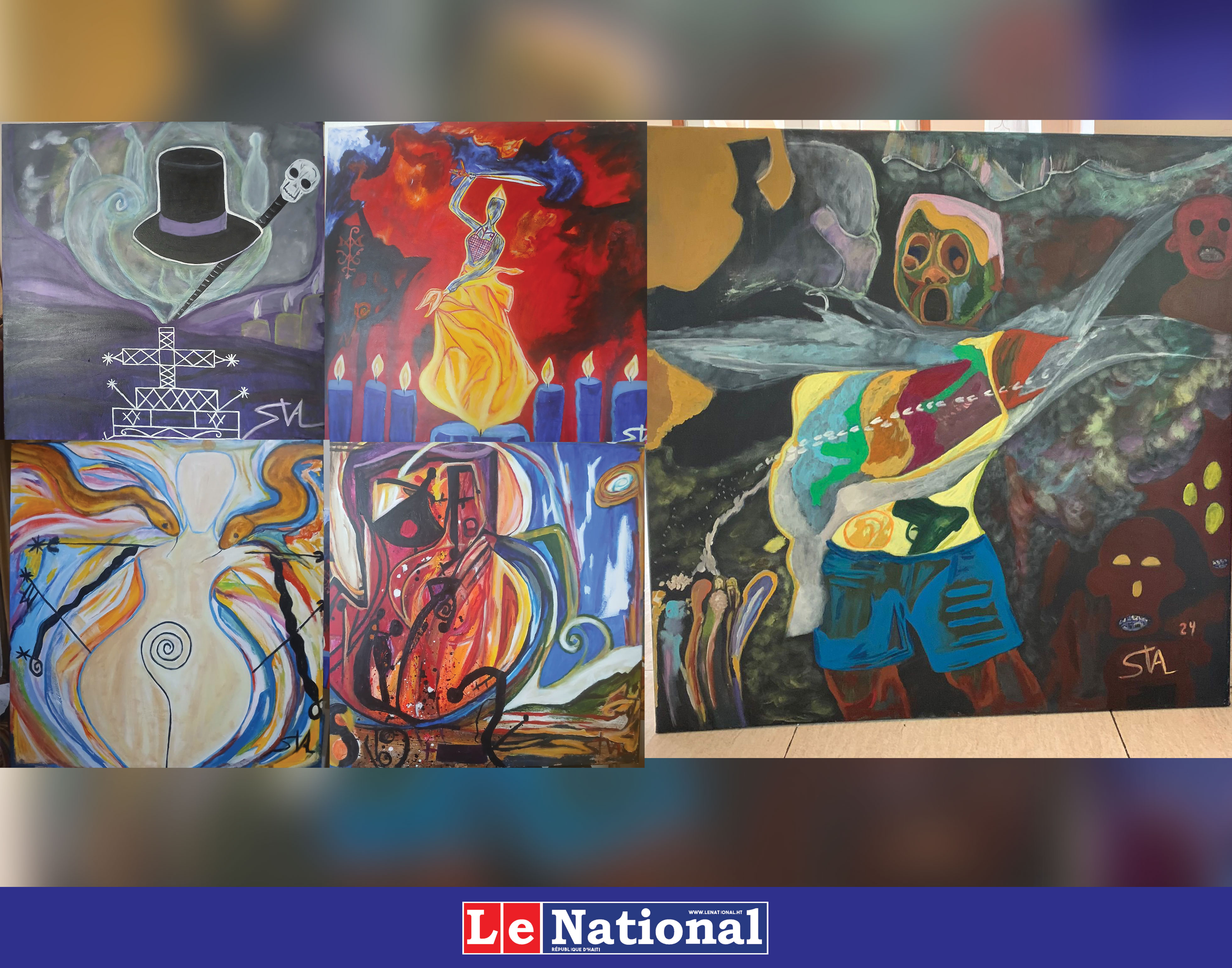 Vanessa St Val, une voix montante de l’art contemporain haïtien