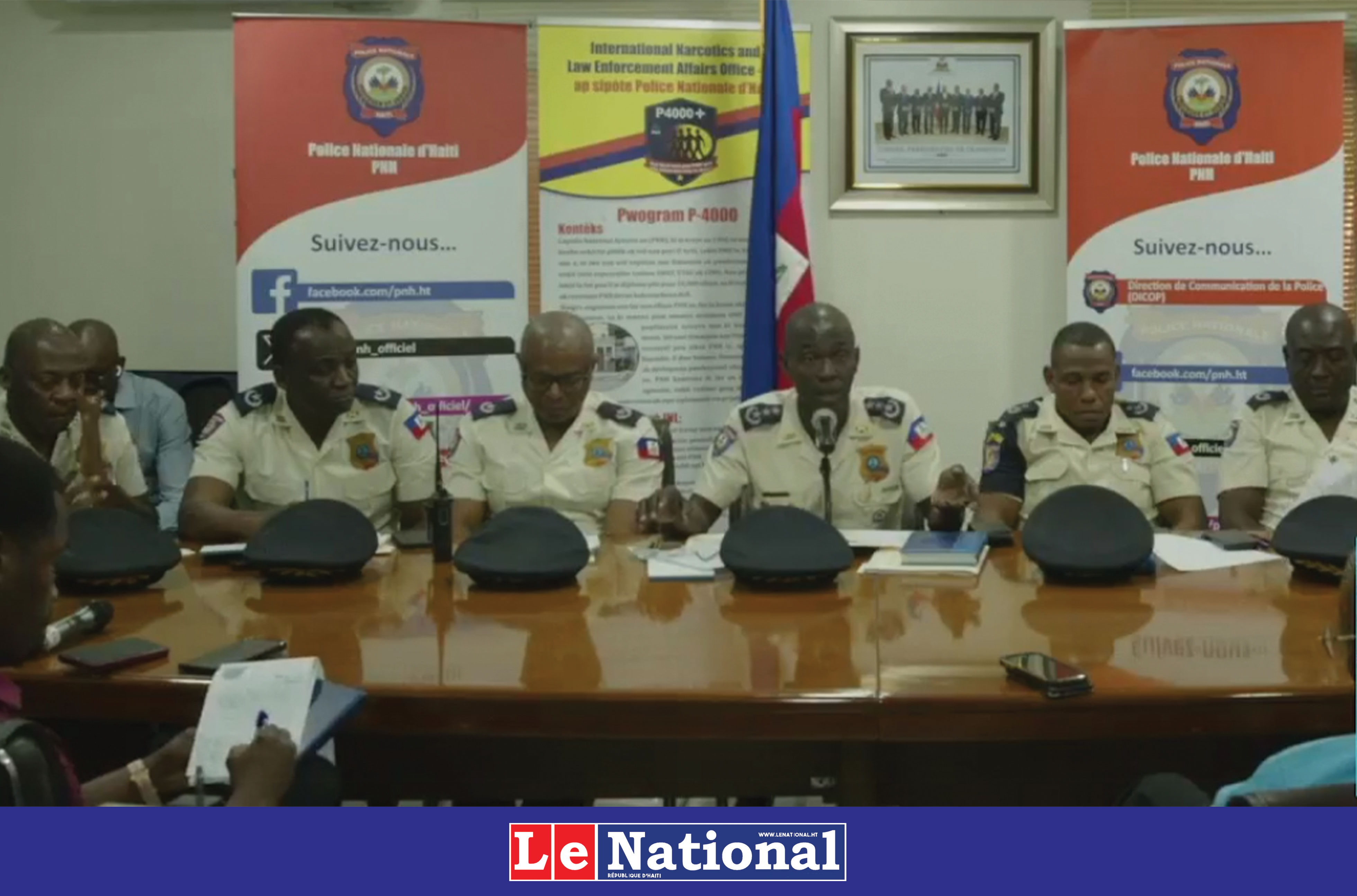 André Jonas Vladimir Paraison fait le point sur les opérations de la PNH et appelle les bandits à se rendre