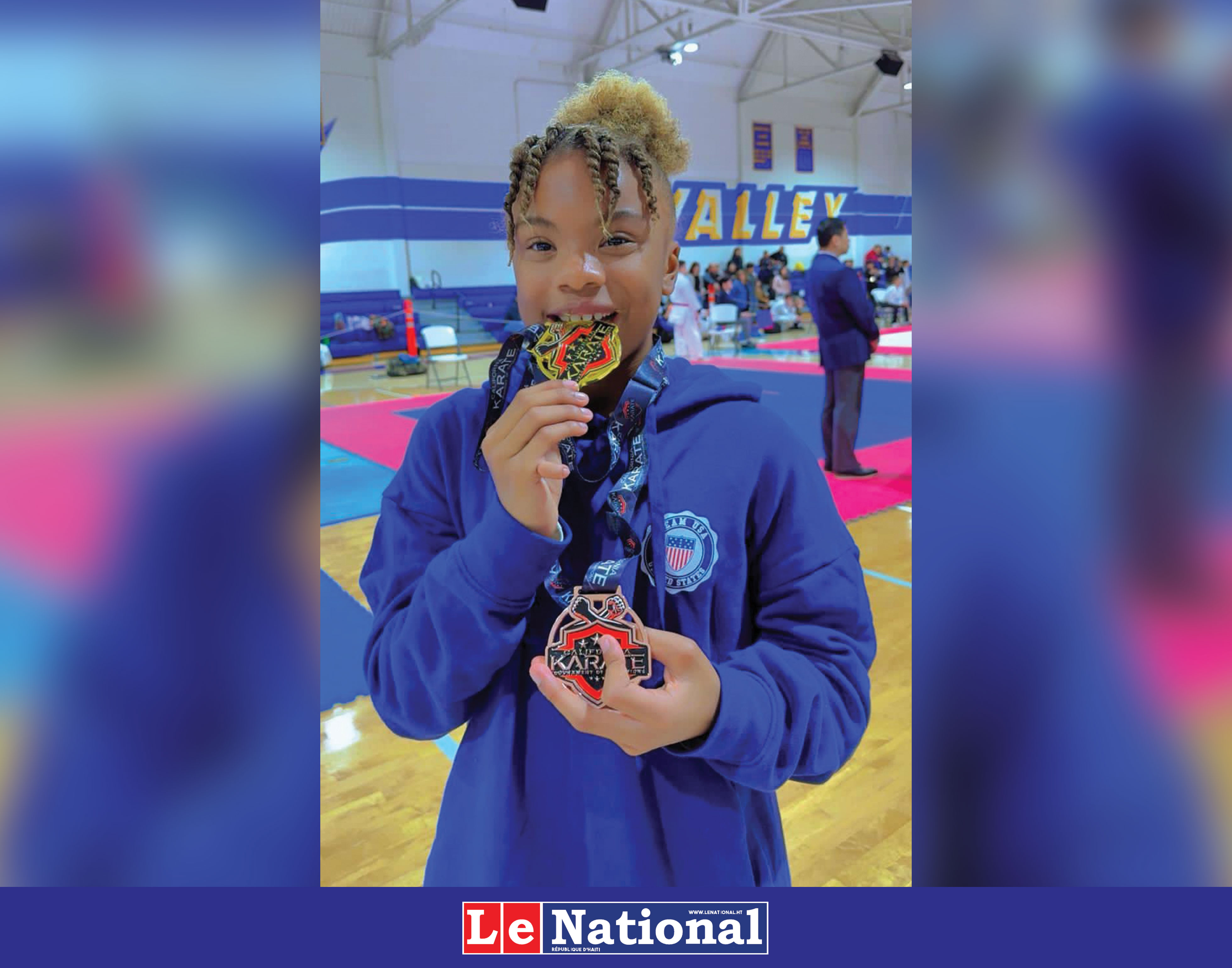 Mejorika Onyx Dorvil, la « Fille en or », débute 2026 en championne avec une médaille d’or en kumite