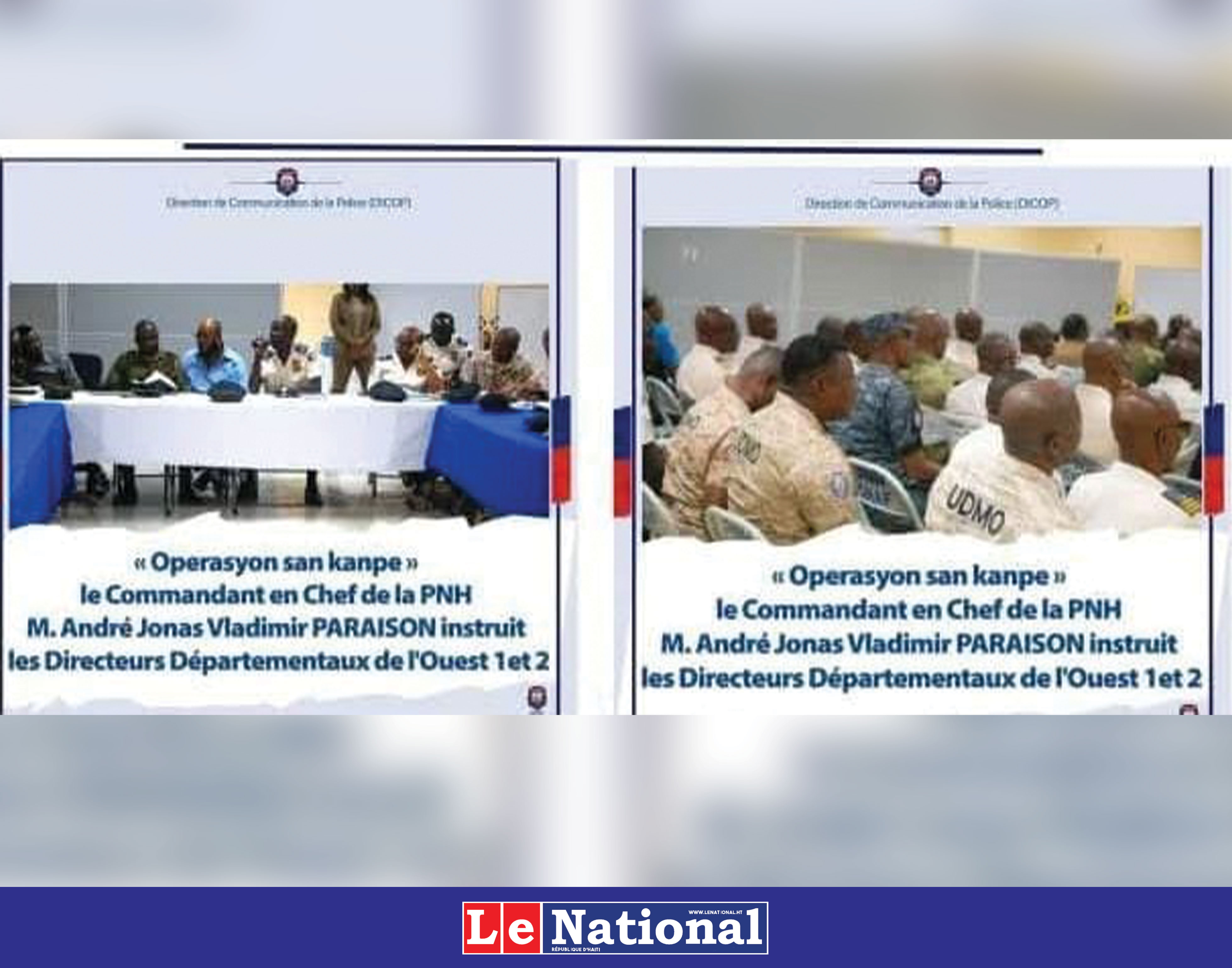 La PNH lance une opération dénommée « San Kanpe » contre les gangs