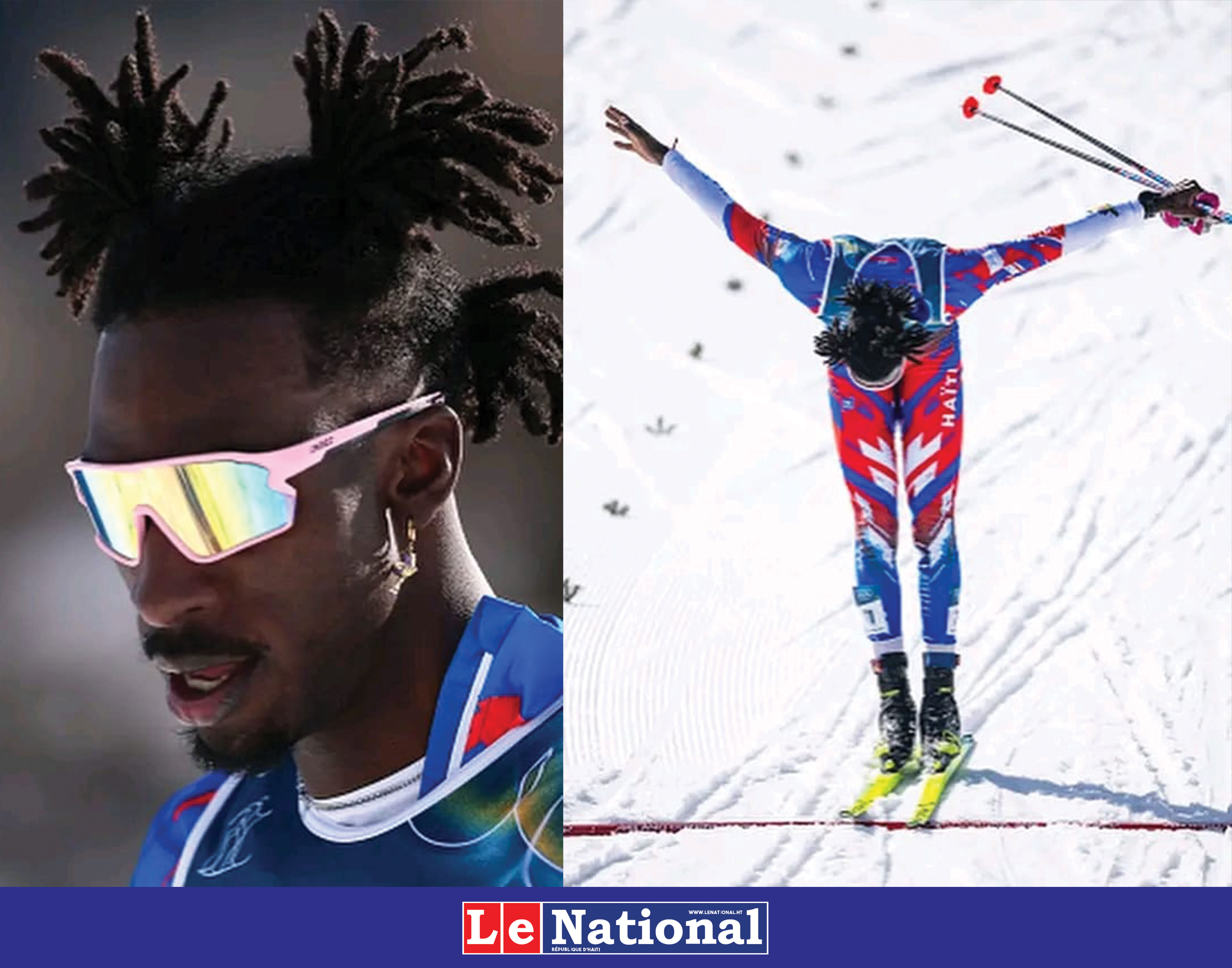 Stevenson Savart premier haïtien dans une épreuve de ski de fond !