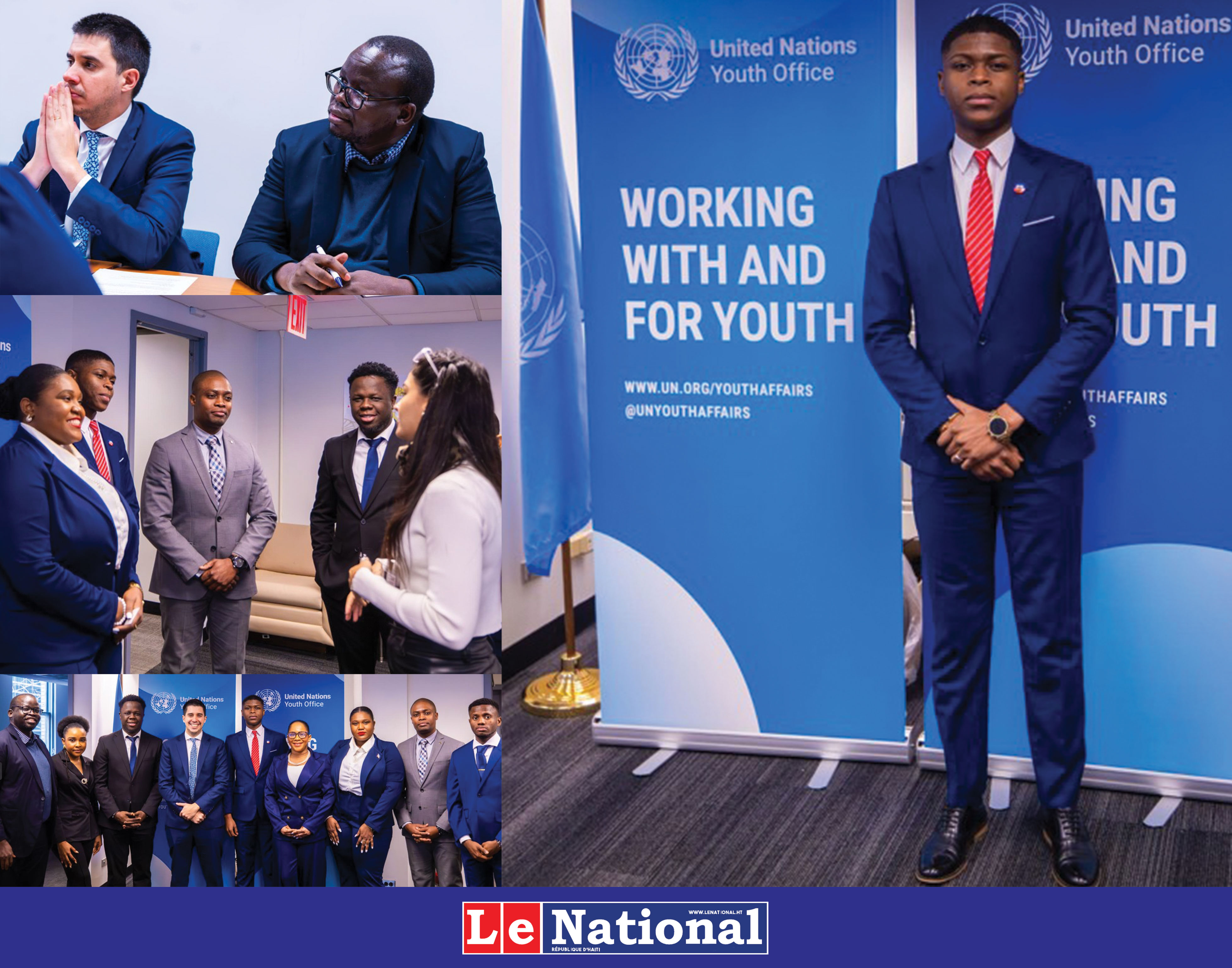 La Jeunesse haïtienne au cœur de la diplomatie : Le CNIJH reçu au siège de « United Nations Youth Office »