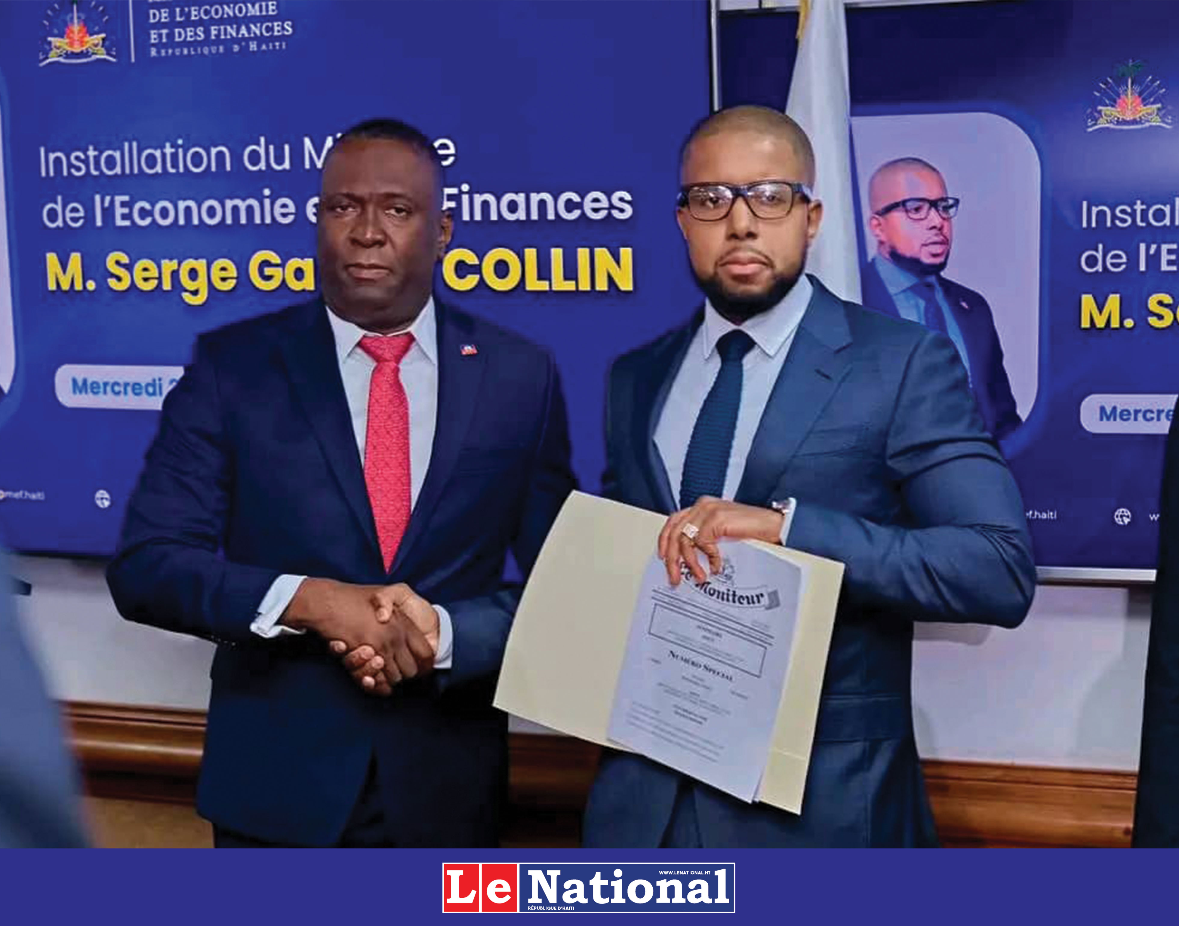 Serge Gabriel Collin installé à la tête du MEF