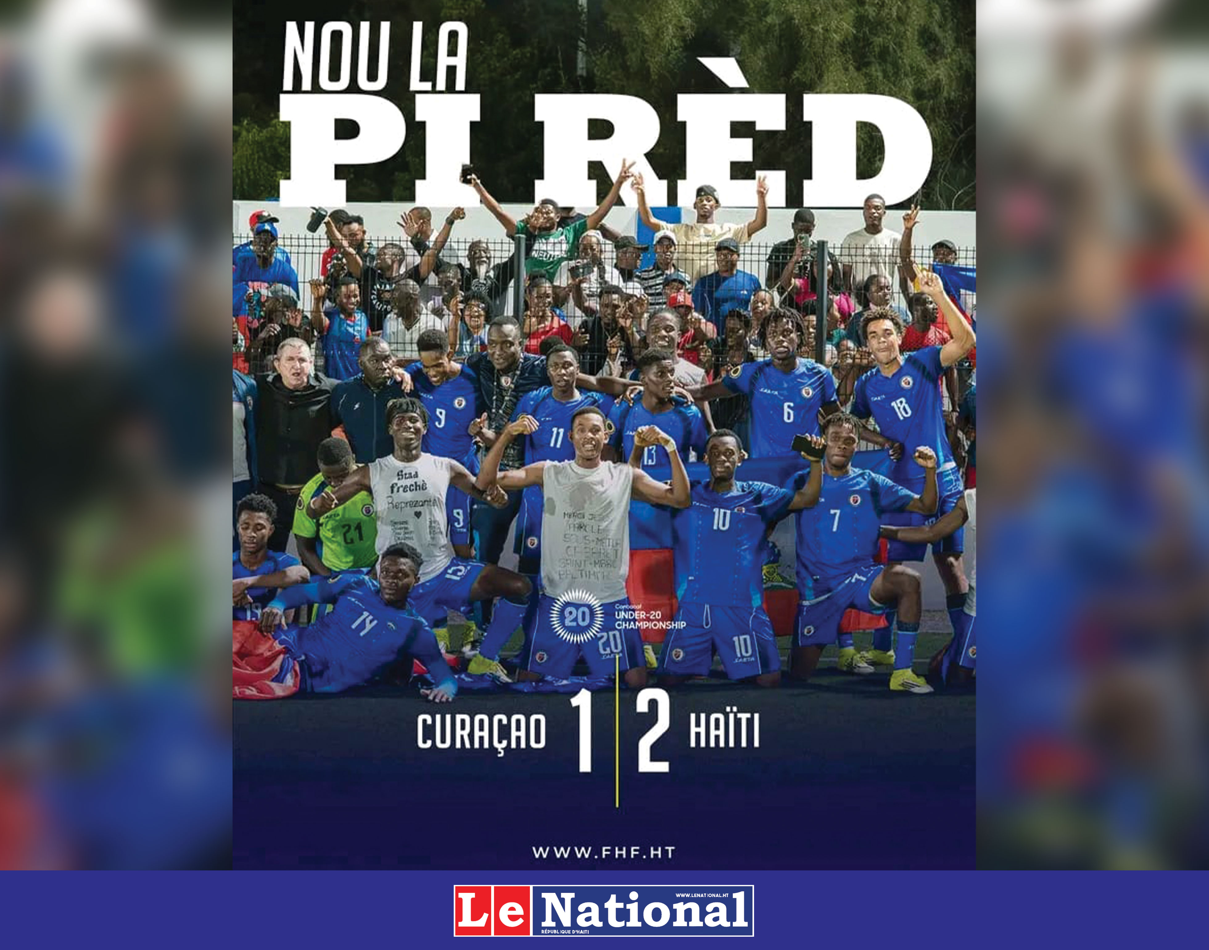 Haïti se qualifie au bout du suspense face à Curaçao