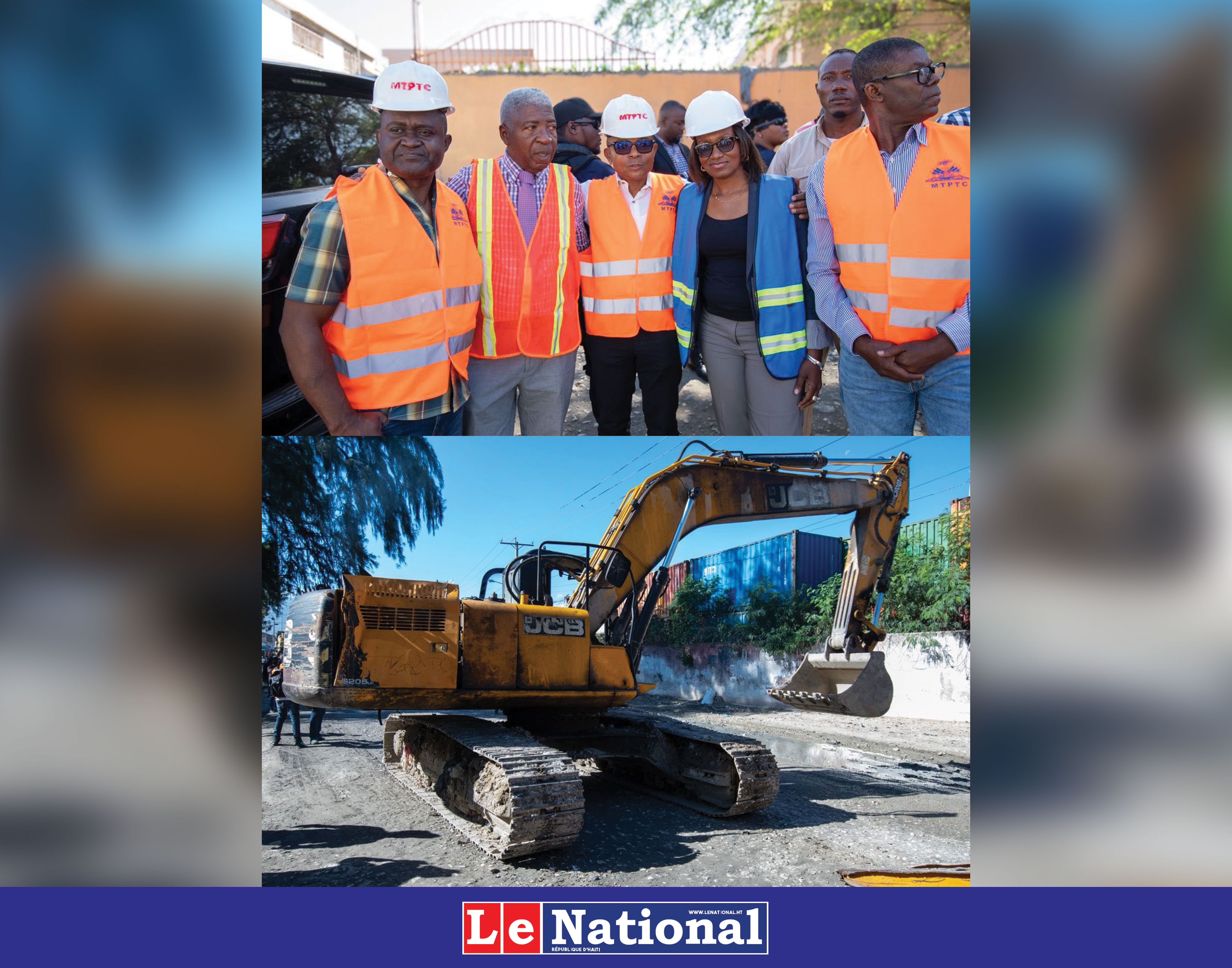 Le ministre des TPTC, Joseph Almathe Pierre-Louis, lance son premier chantier à Tabarre