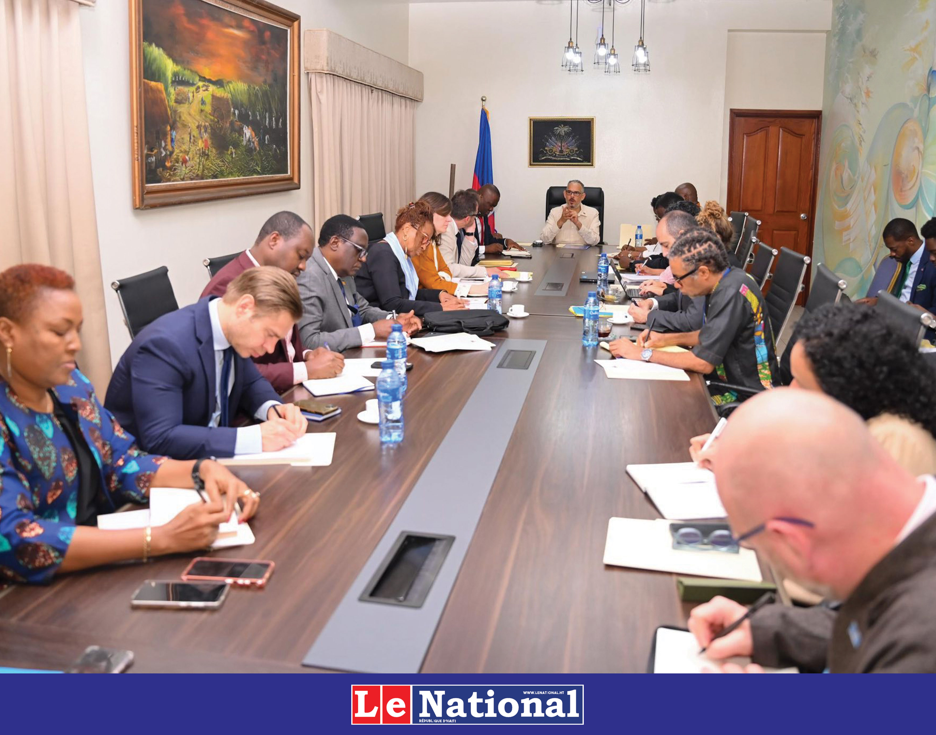 Le Premier ministre Alix Didier Fils-Aimé  rencontre la CNDDR et des partenaires internationaux pour discuter de la sécurité et de la réinsertion