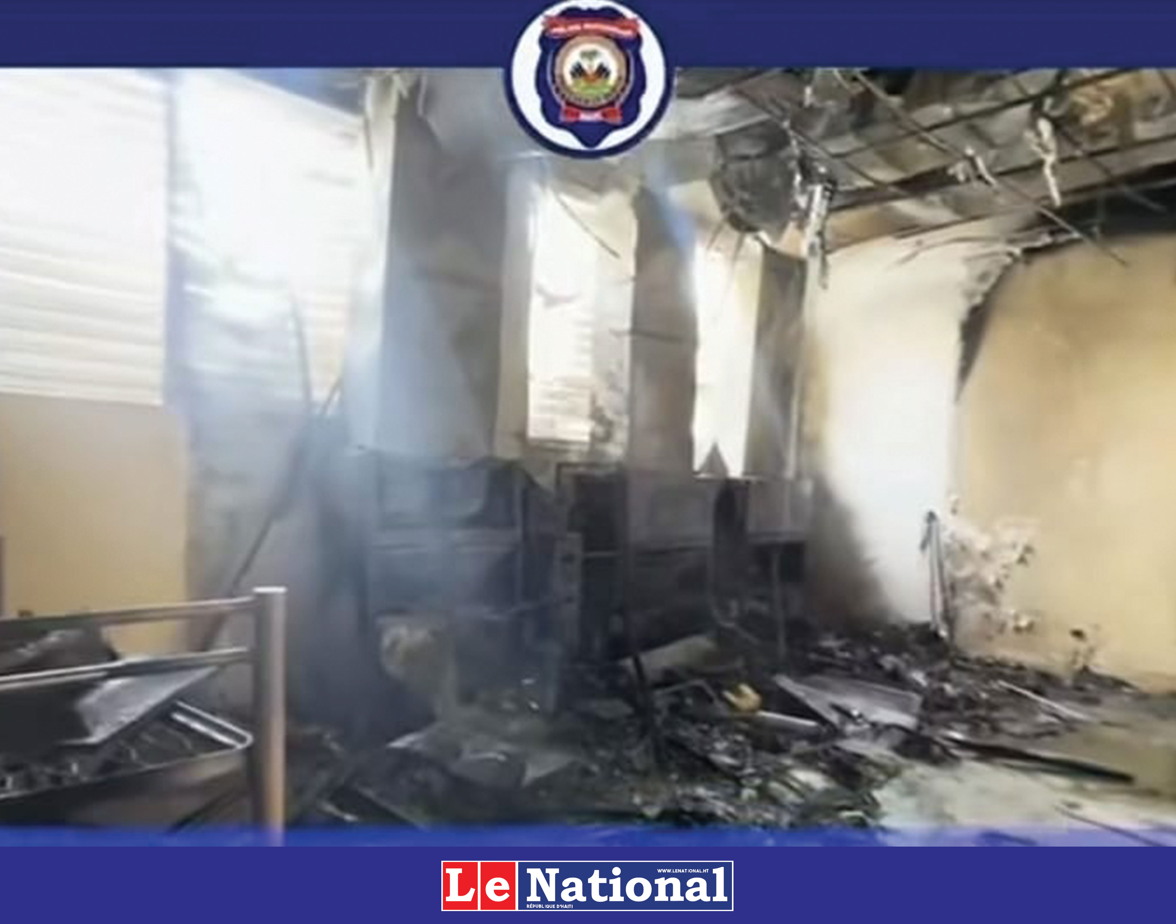 PNH : Incendie dans les locaux de la DDO 1