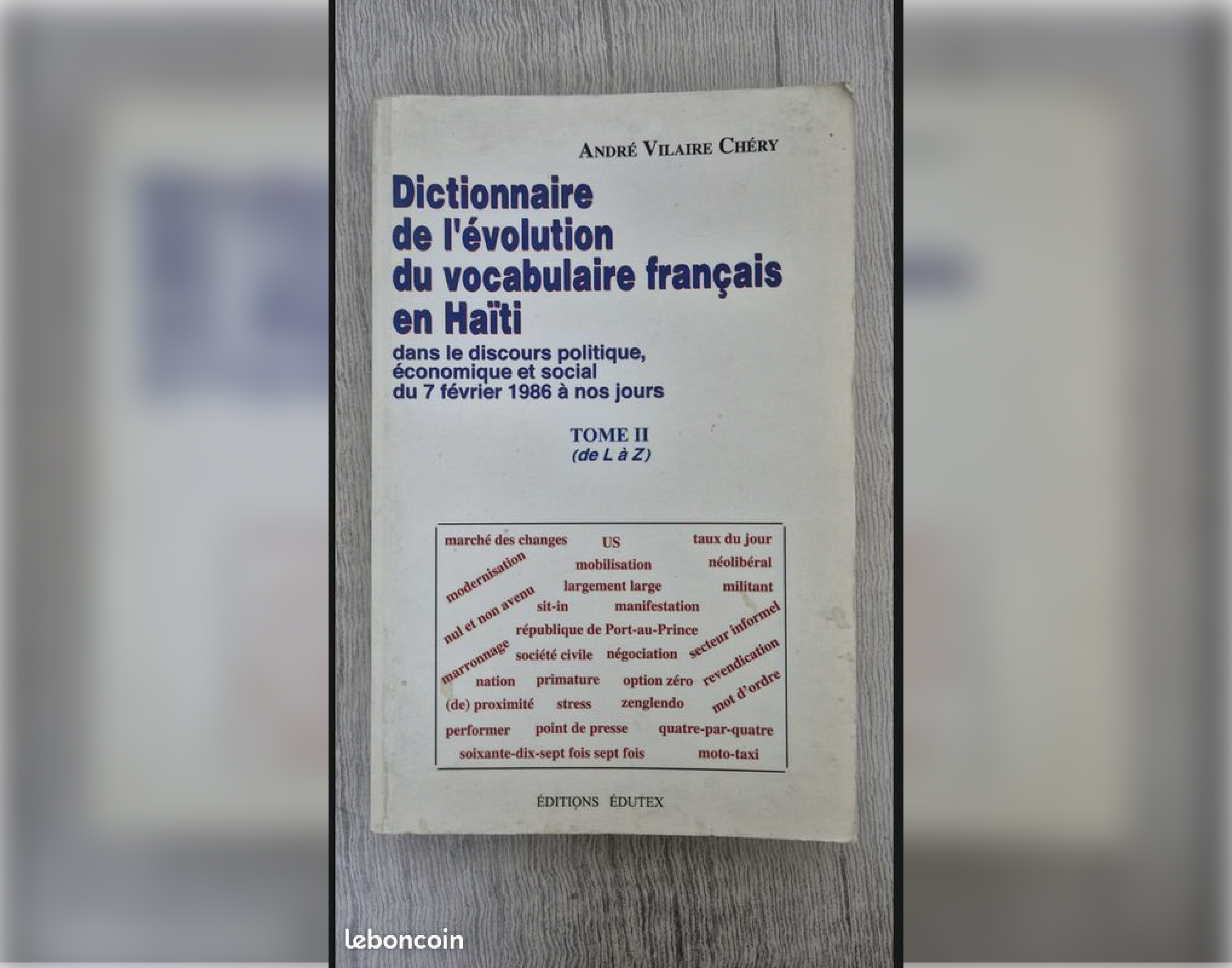 L’exemplaire contribution d’André Vilaire Chery à la lexicographie  créole haïtienne