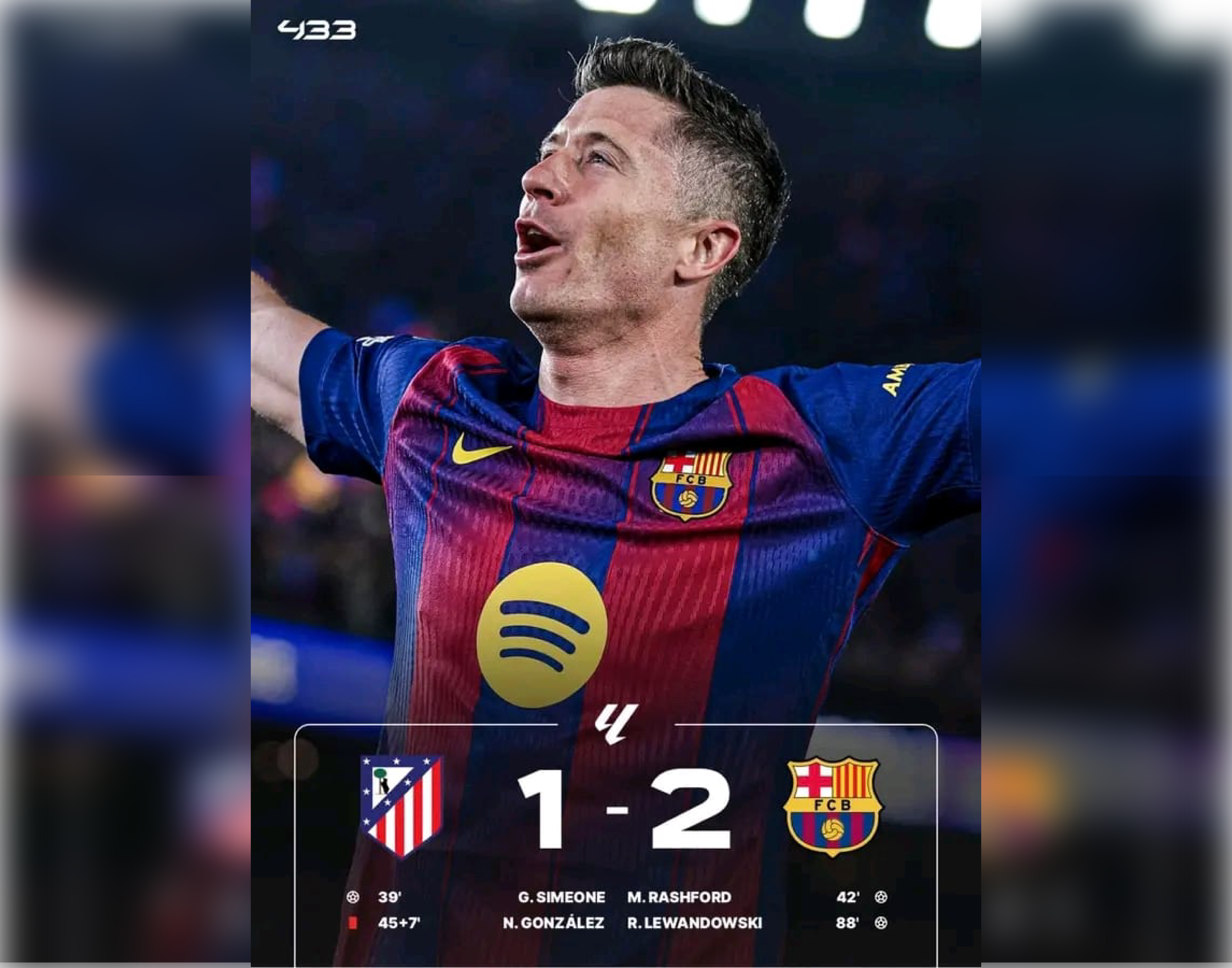 Le Barça frappe fort, le Real trébuche et la course au titre bascule