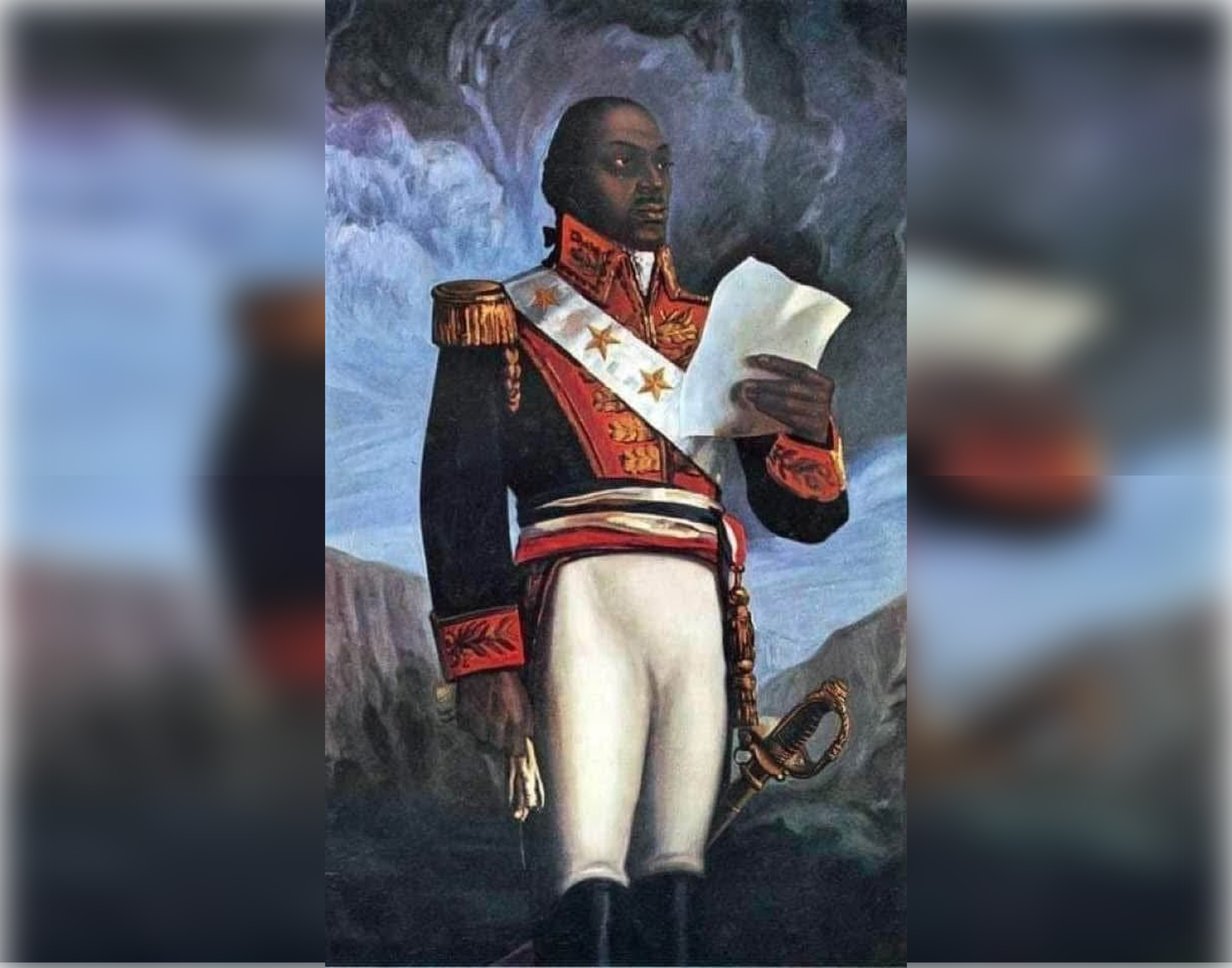 Message de lesly condé à l’occasion du 223ème anniversaire de la mort de l’illustre toussaint louverture, le premier des noirs et précurseur de notre indépendance nationale 