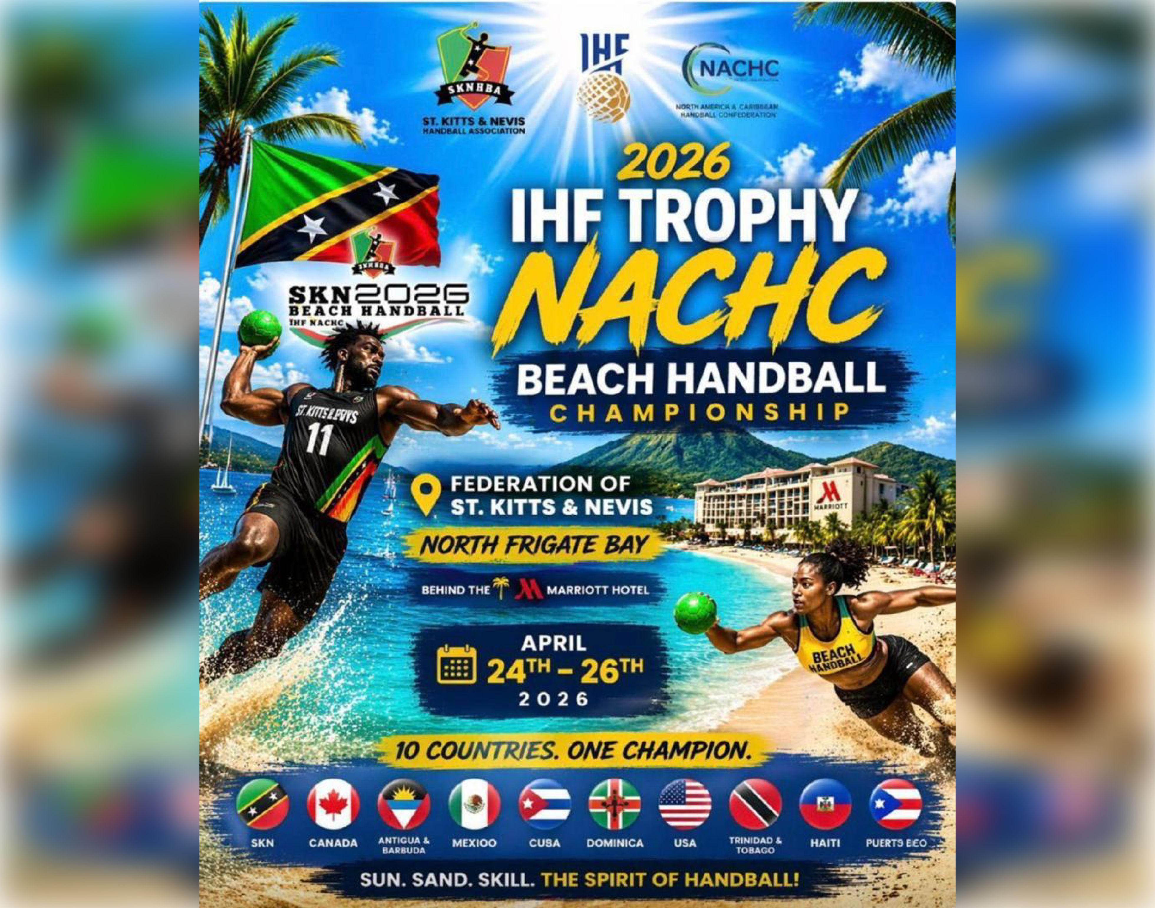 Haïti participe au Trophée IHF NACHC 2026 !