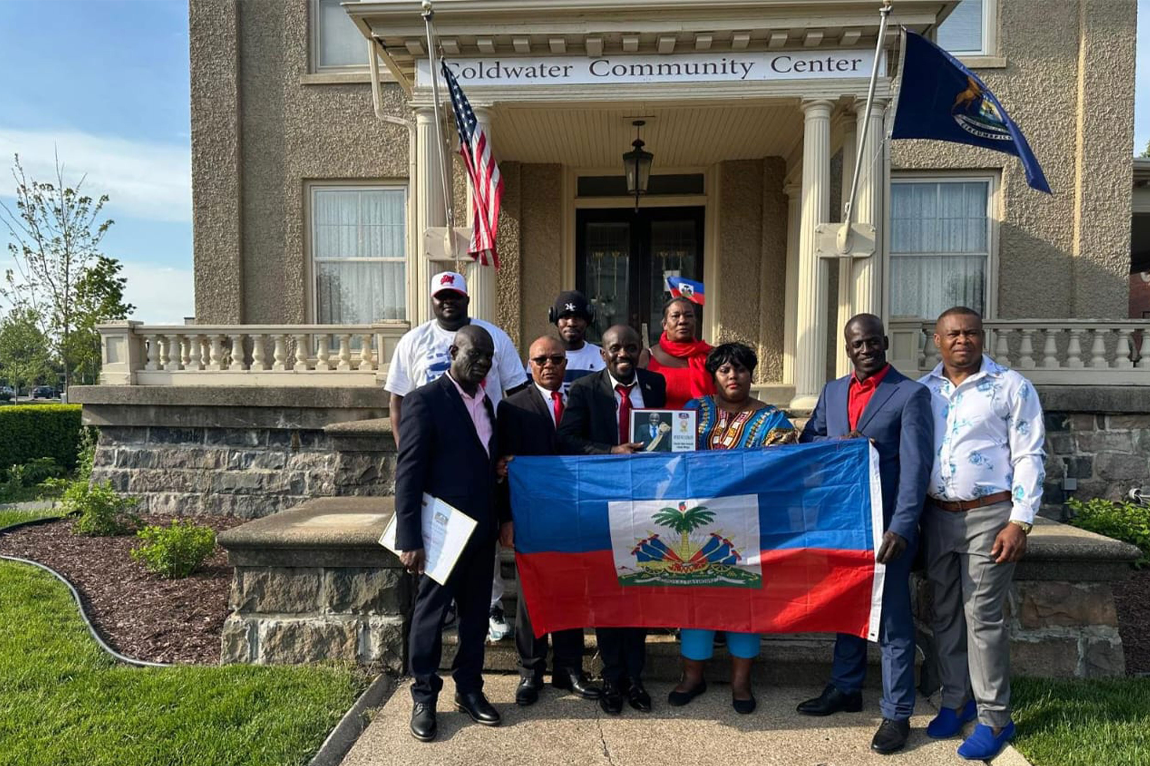 Etats Unis: le drapeau haïtien fièrement célébré à Coldwater, dans le Michigan