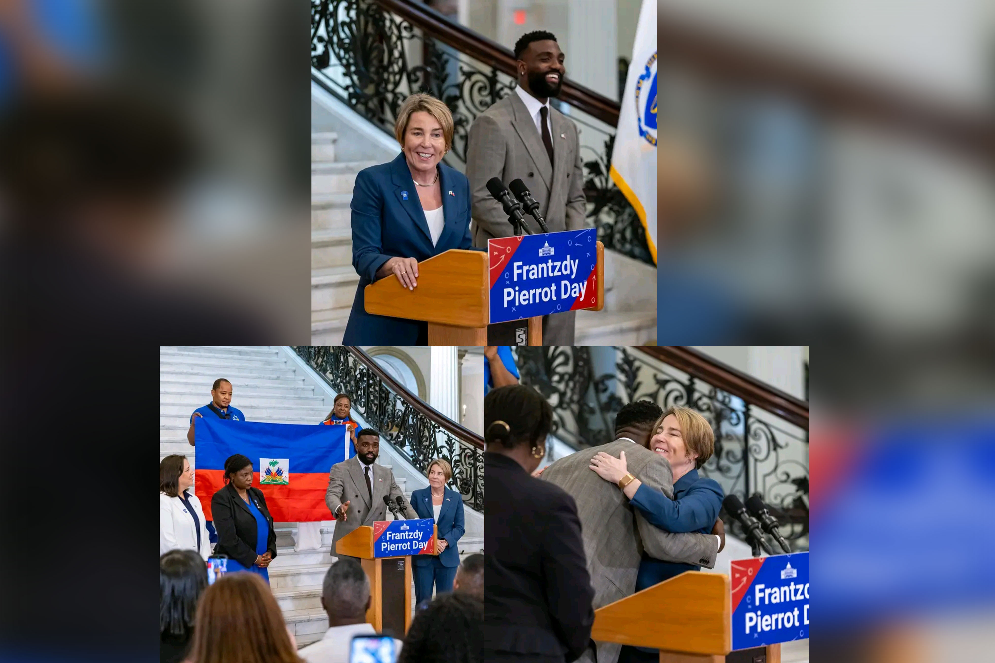 Frantzdy Pierrot honoré par l’État du Massachusetts !