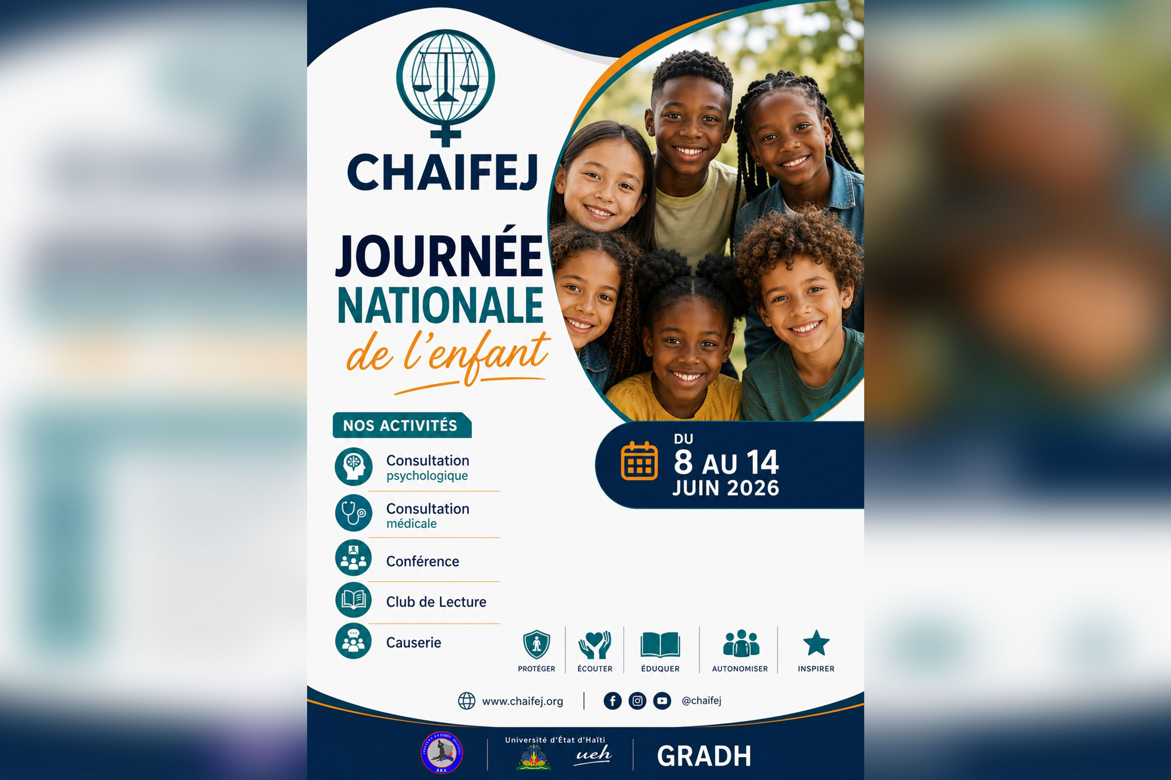 CHAIFEJ raple nou « tout timoun se timoun »