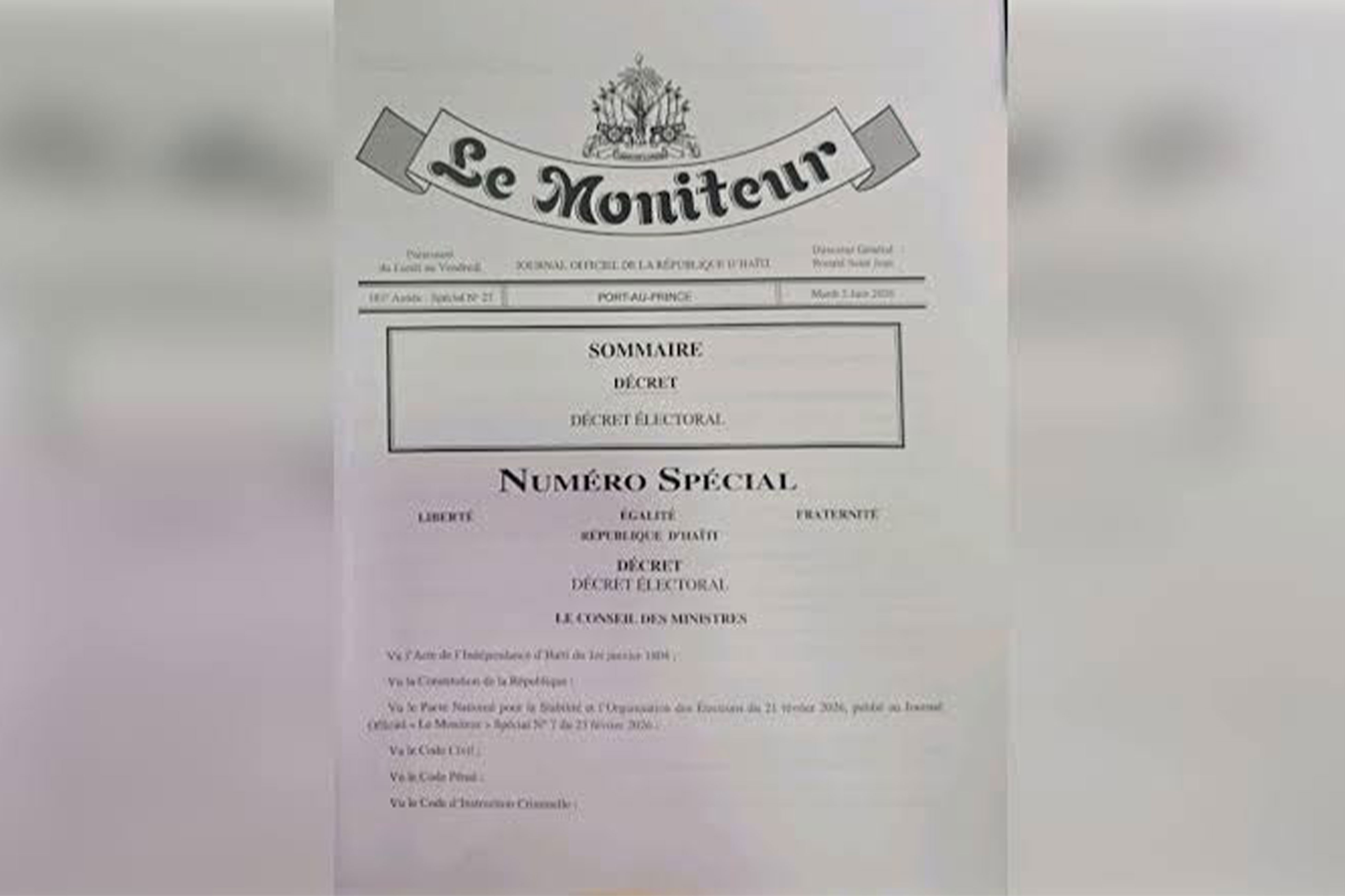 Décret électoral : le CAHDOA salue les modifications et appelle à accélérer le processus électoral