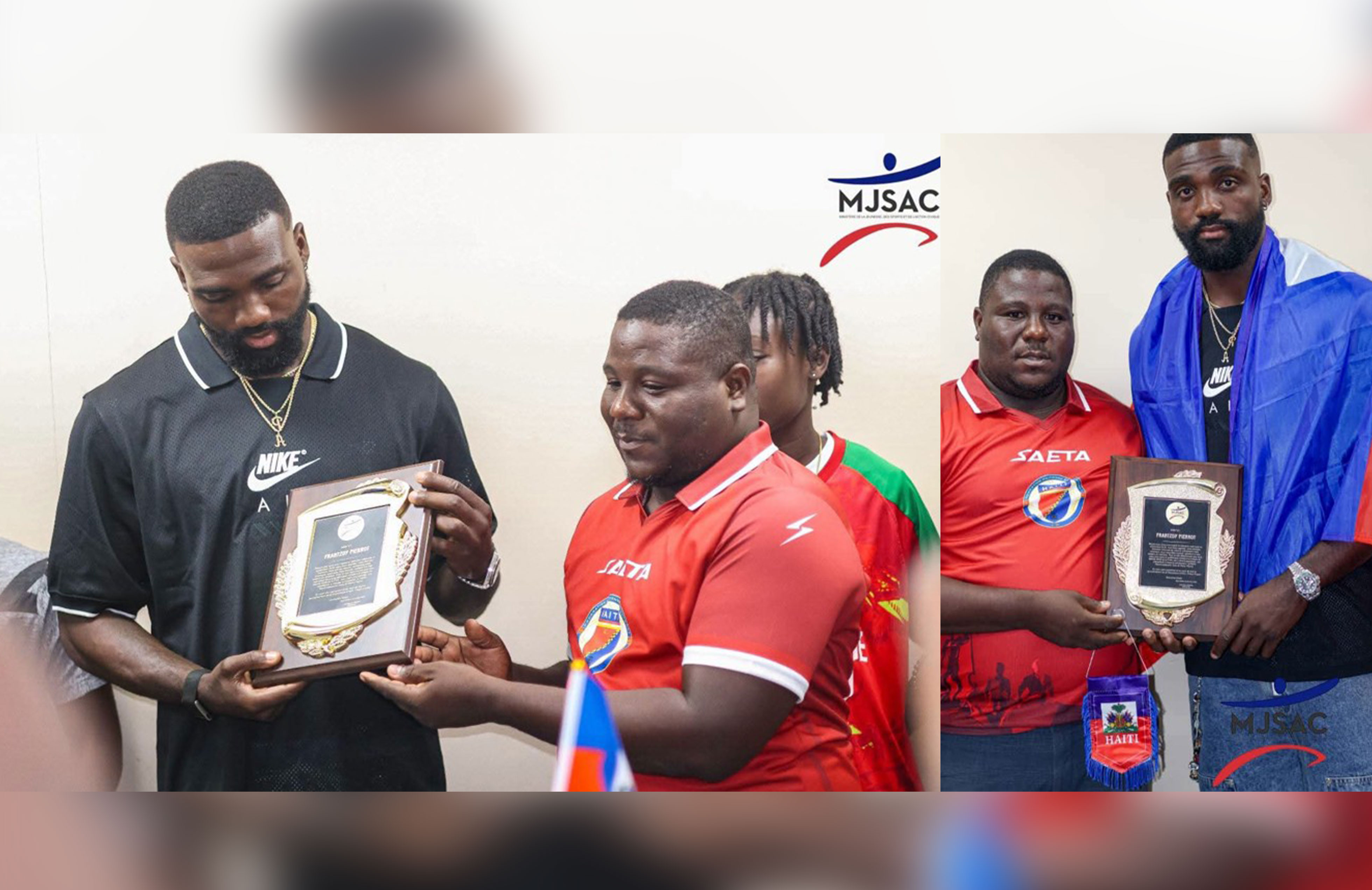 Le MJSAC poursuit l'accueil des mondialistes : Frantzdy Pierrot reçu avec les honneurs au Cap-Haïtien