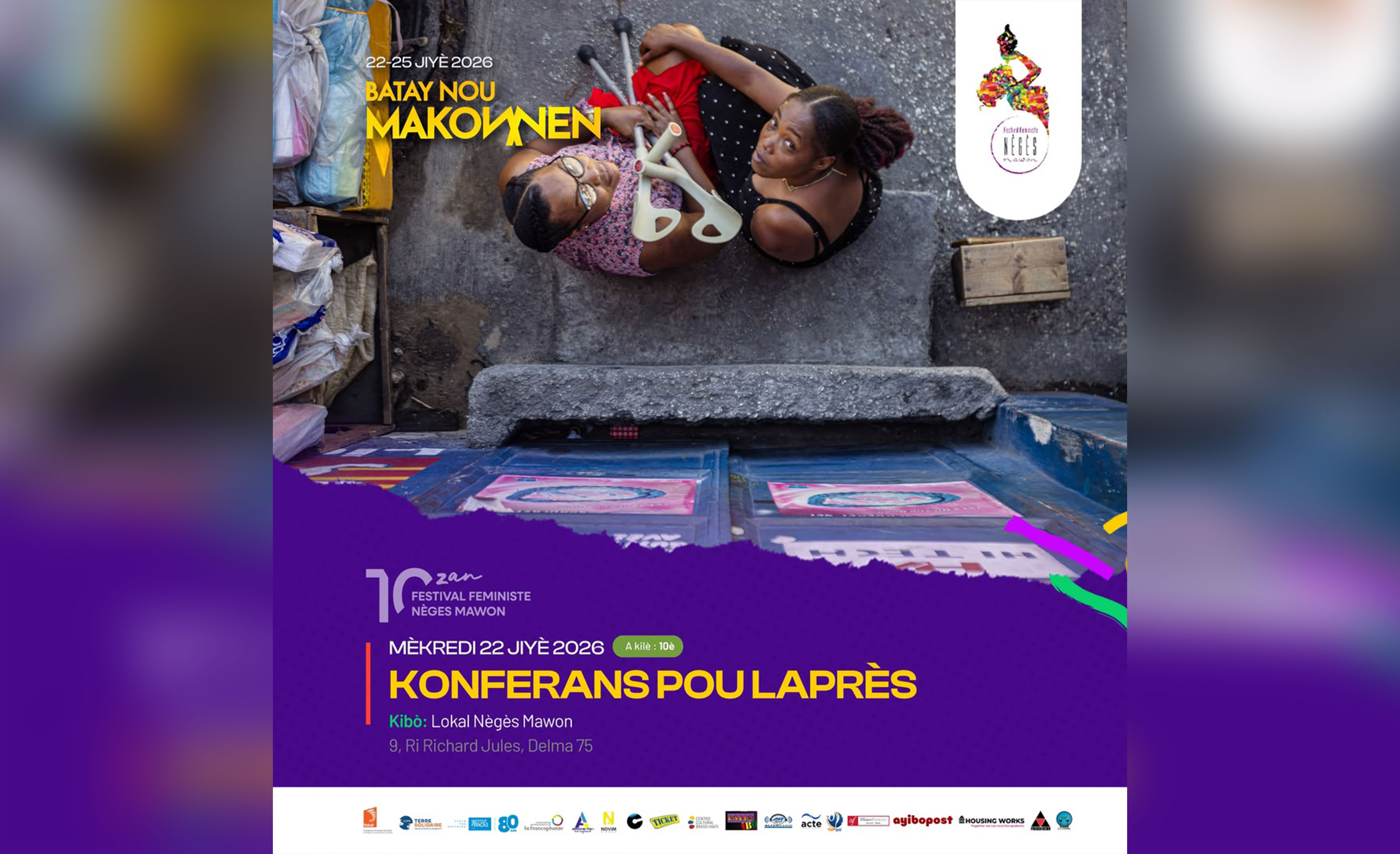 NÈGÈS MAWON lance la 9e édition de son Festival féministe à l'occasion de ses dix ans d'existence