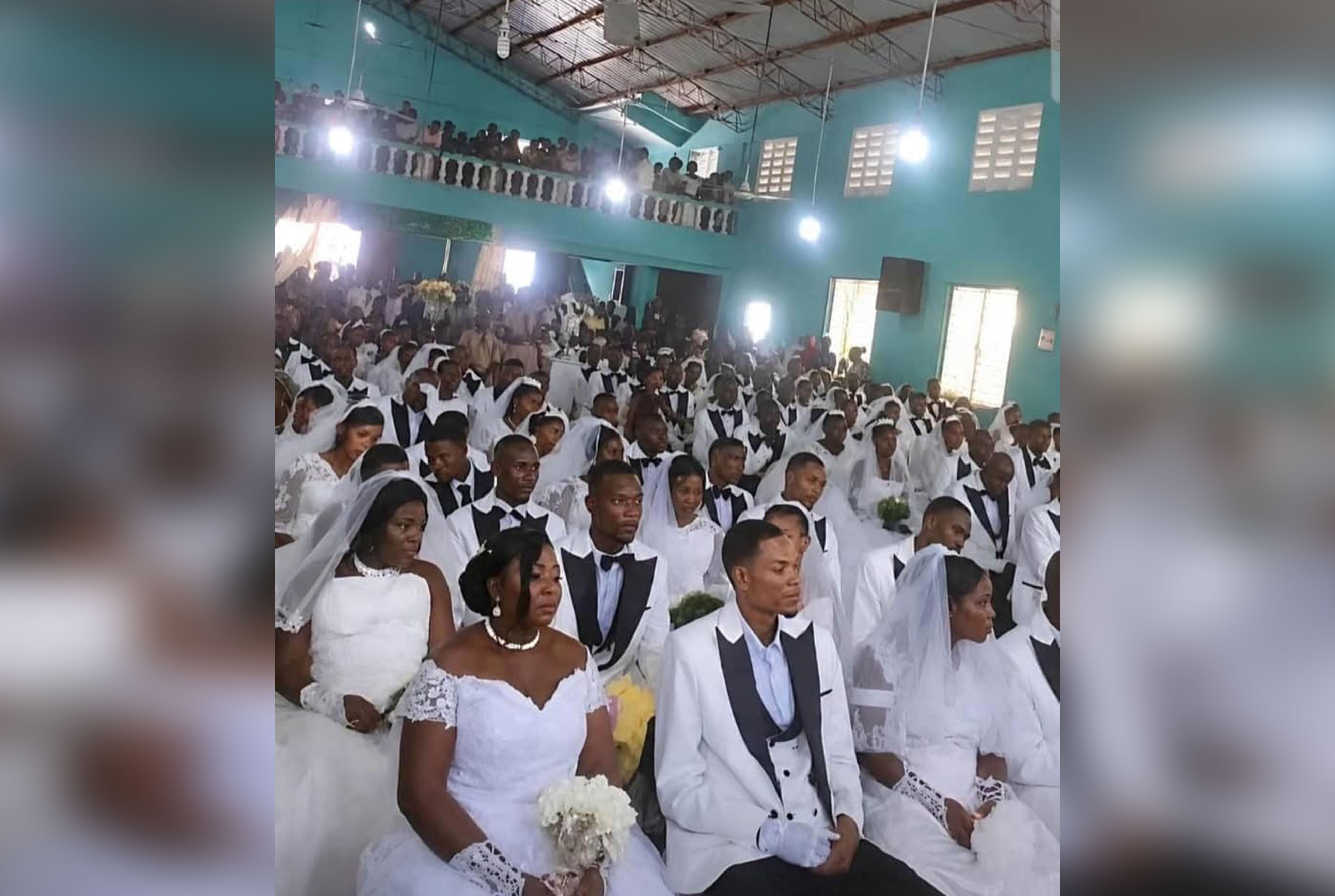 Pòmago : 109 koup marye nan yon sèl seremoni nan Legliz Wesleyèn