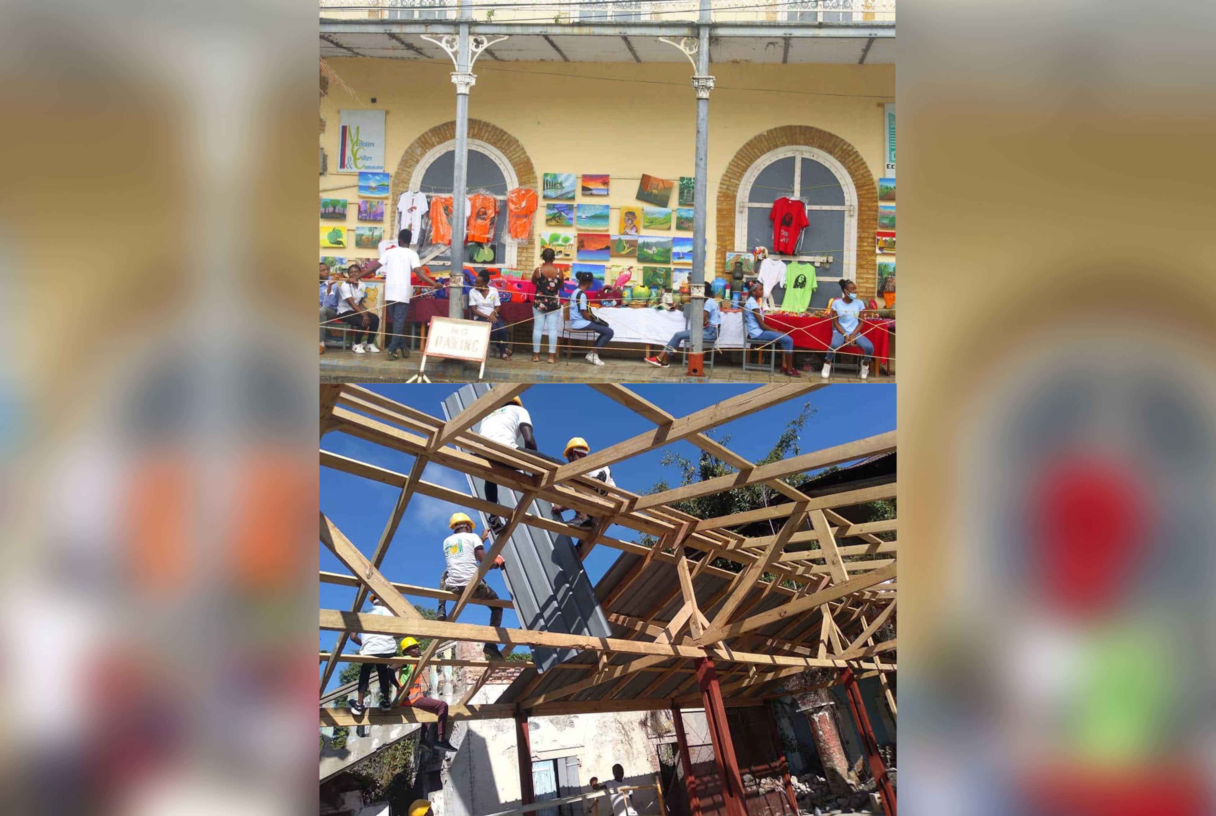 École Atelier de Jacmel (EAJ) : agit pour tout le pays afin d'éviter la nostalgie vis-à-vis du patrimoine