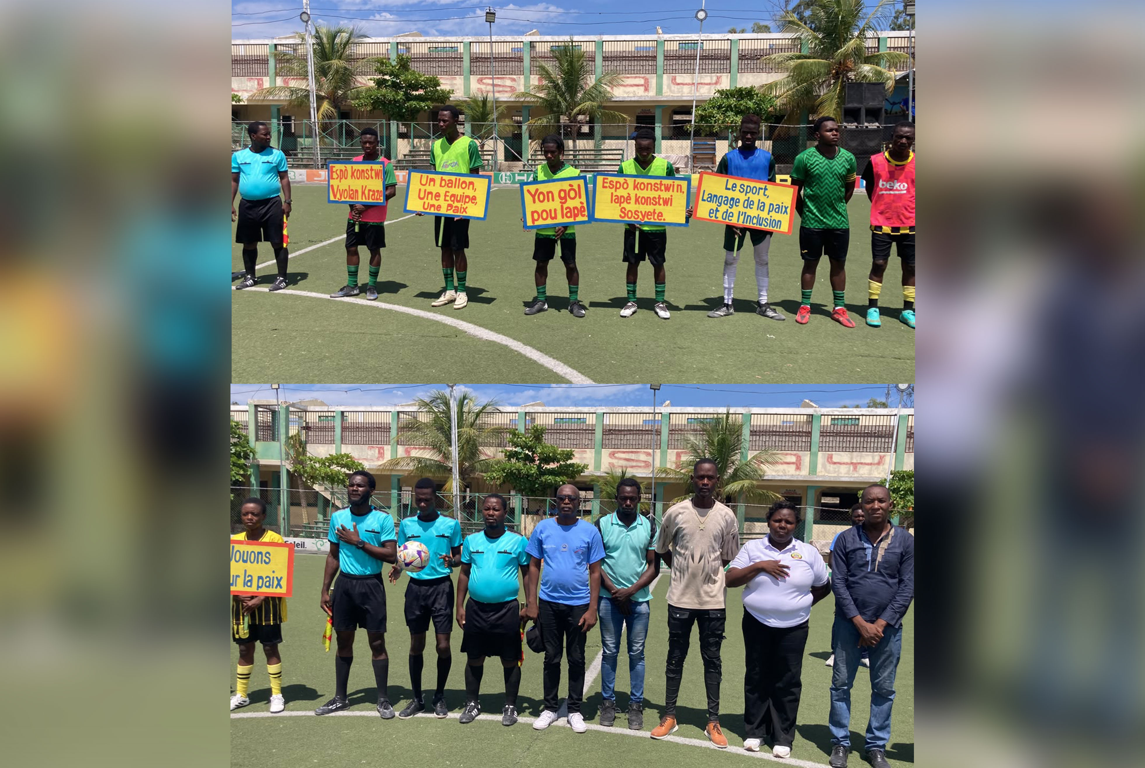 L’ONASH mise sur le sport pour promouvoir la paix à Cité Soleil