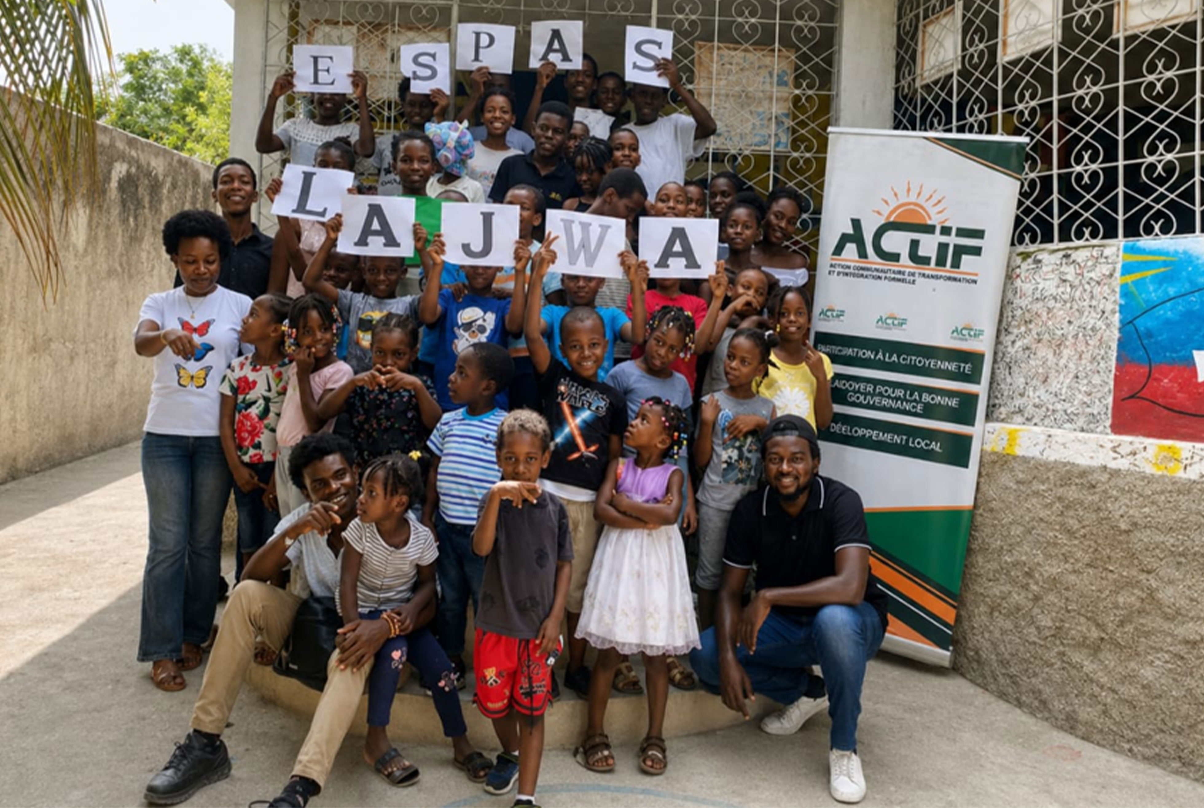 À Carrefour, Kay Jèn Yo offre aux enfants « espas Lajwa », un espace pour rêver et créer