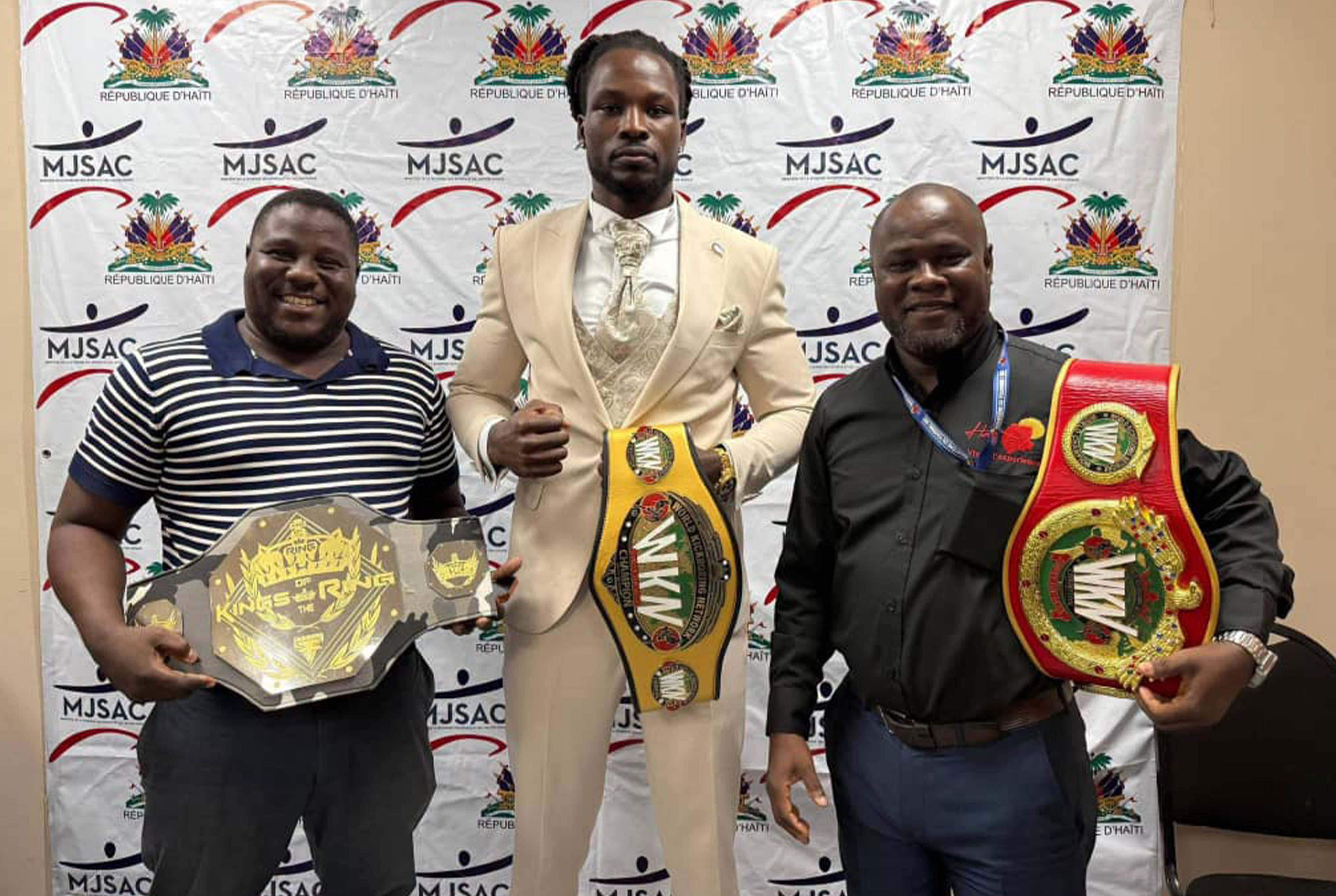 Chavannes Grégoire, champion du monde haïtien de kick-boxing, accueilli en héros au Cap-Haïtien