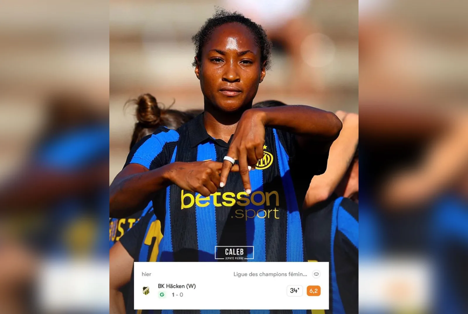 Brittany Raphino et l’Inter Milan s’imposent face à Häcken