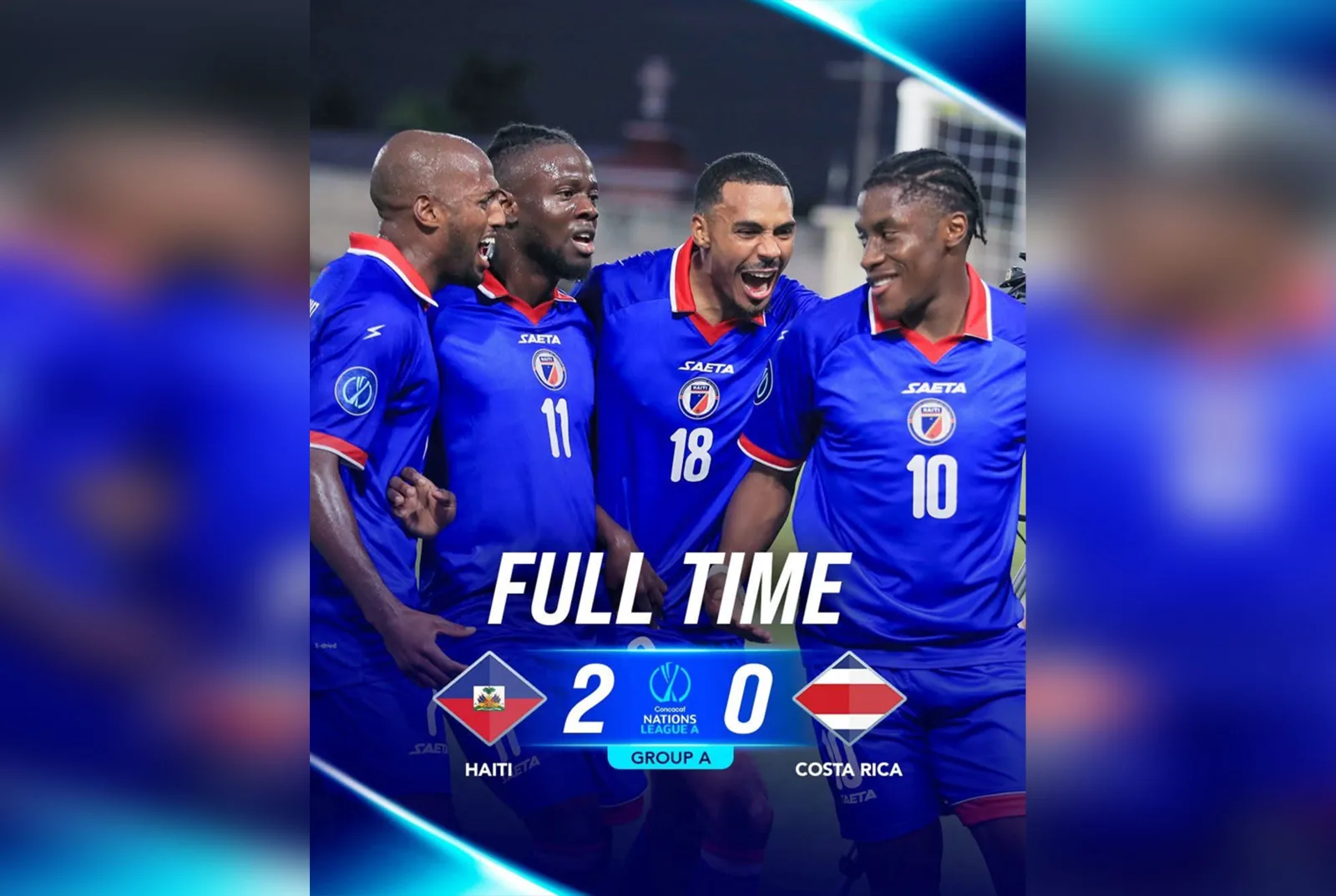 Les Grenadiers frappent un grand coup face au Costa Rica et décrochent une deuxième victoire consécutive