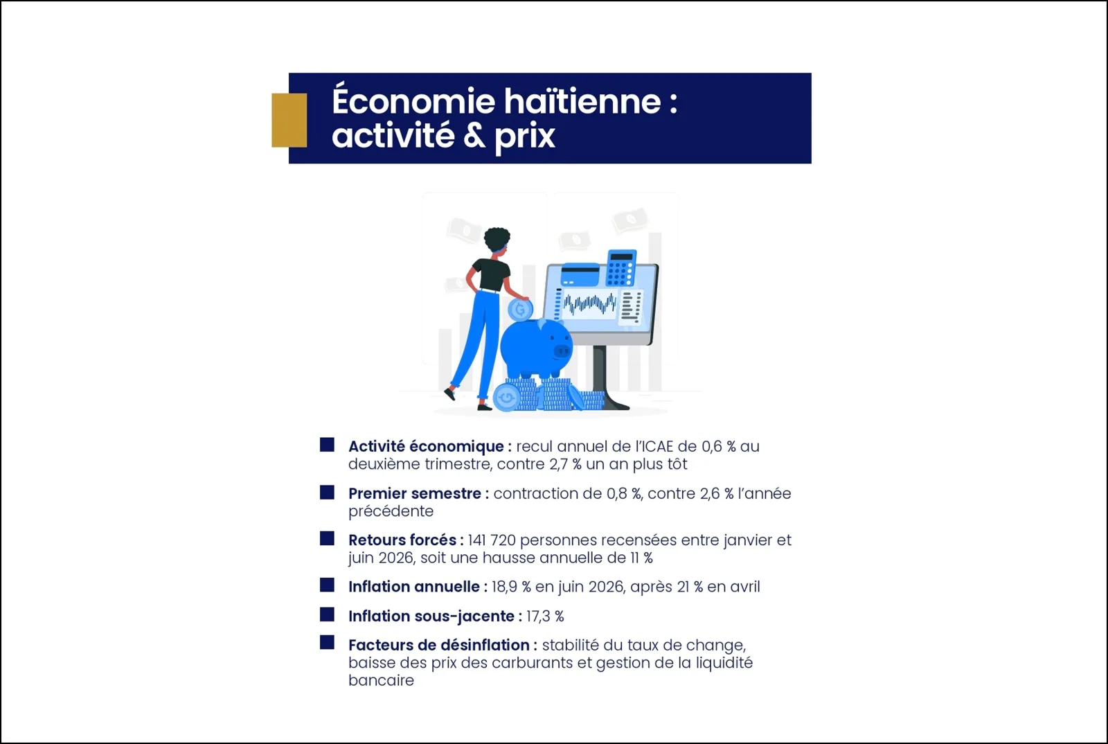 La BRH publie sa note sur la politique monétaire du 3e trimestre 2025-2026