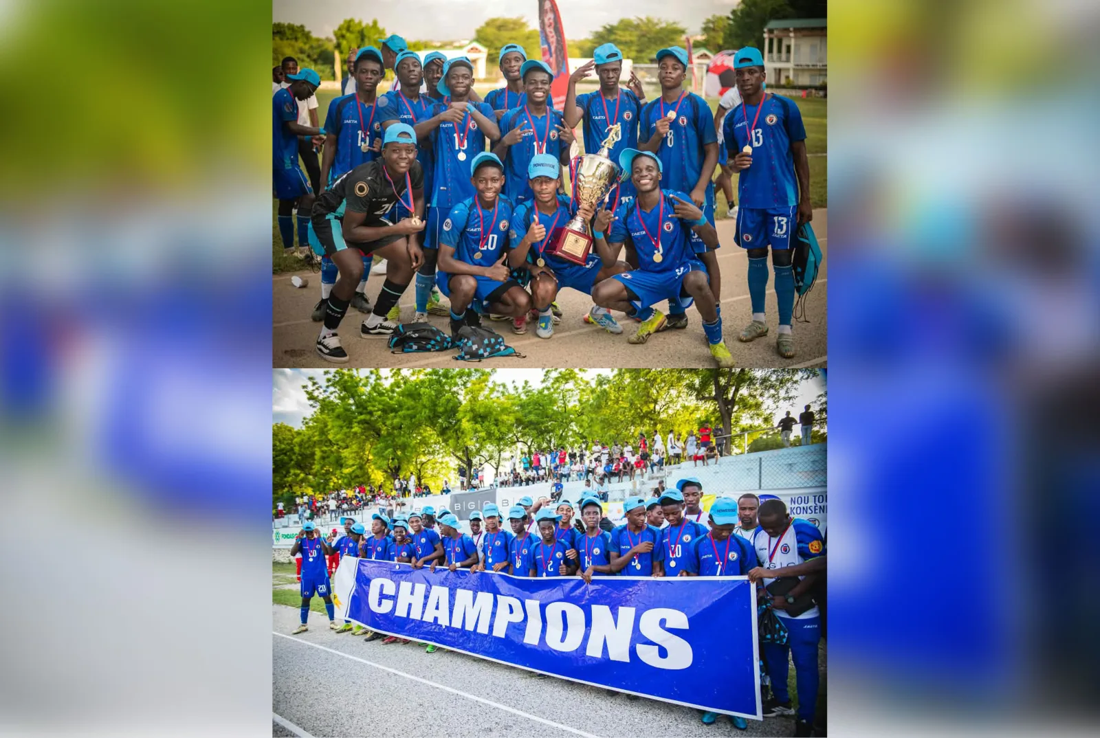 Préparation : la sélection haïtienne U17 sacrée championne du tournoi U19