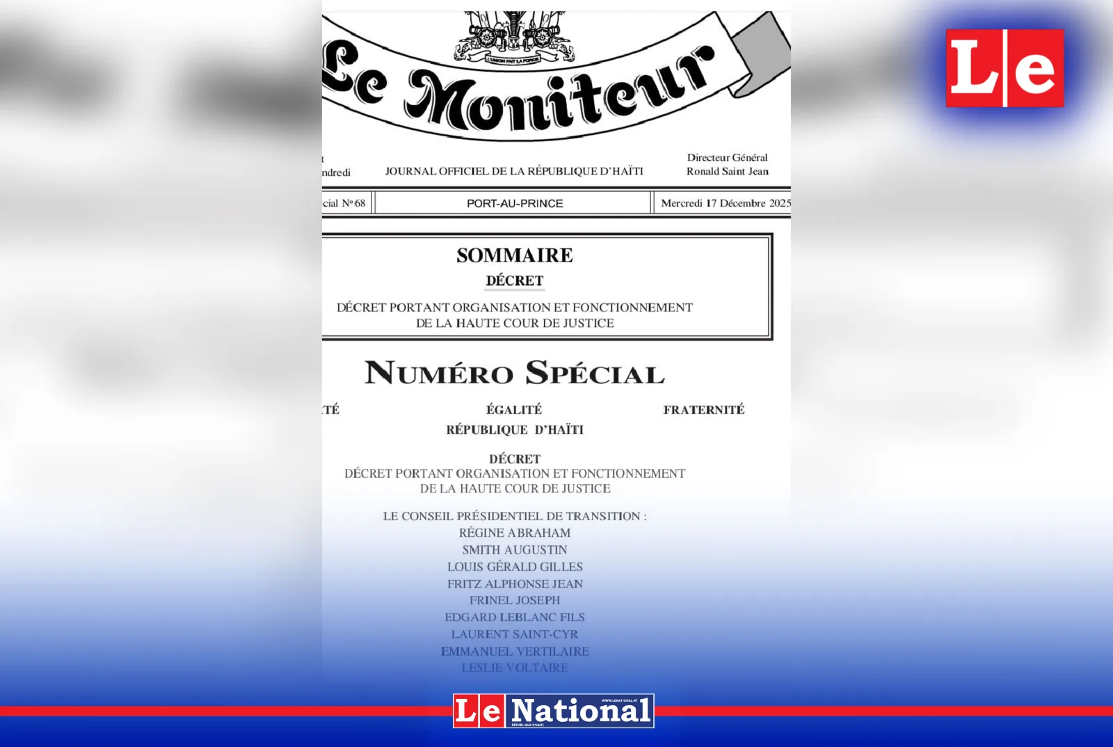 Haïti-Justice : des organisations de la société civile exigent l’abrogation de deux décrets