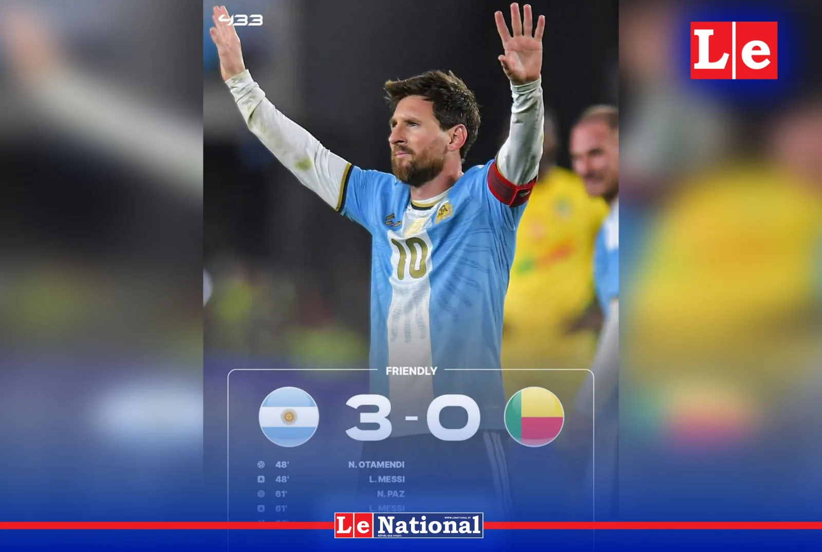 Un hommage bien mérité pour Lionel Messi