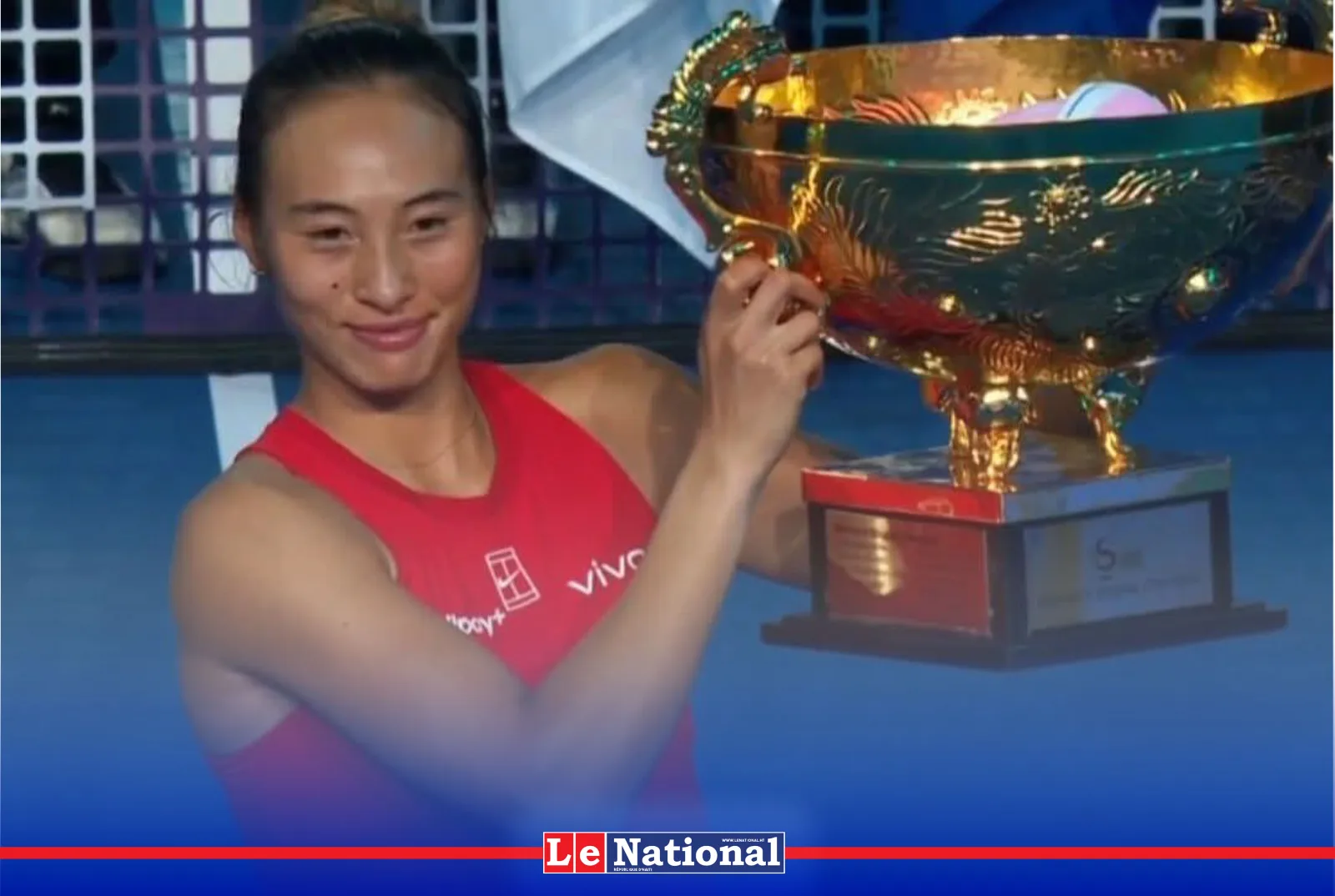 Zheng Qinwen sacrée à Pékin, une reine devant son public !