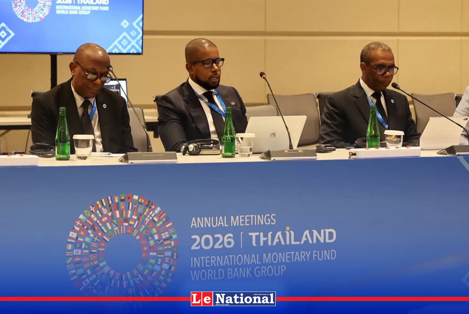 Assemblées annuelles du FMI : la BRH et le MEF multiplient les échanges à Bangkok