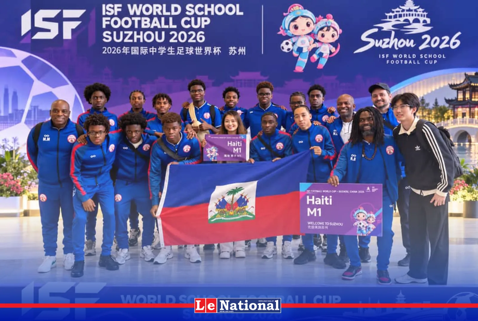 Haïti en Chine avec 20 jeunes, entre ambition sportive et défis institutionnels